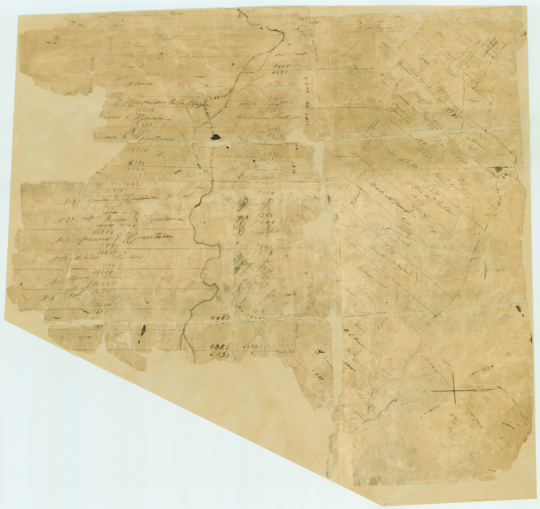 2, [Surveys in Power and Hewetson's Colony], General Map Collection