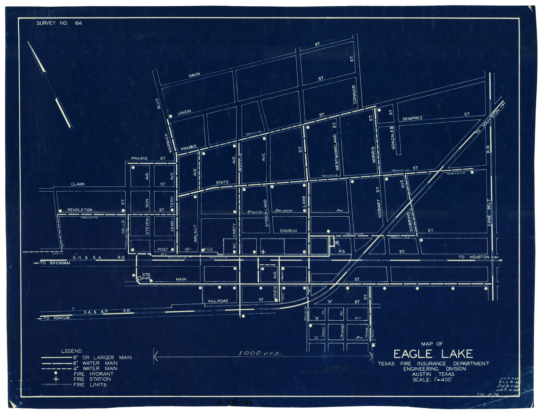 2208, Map of Eagle Lake, General Map Collection