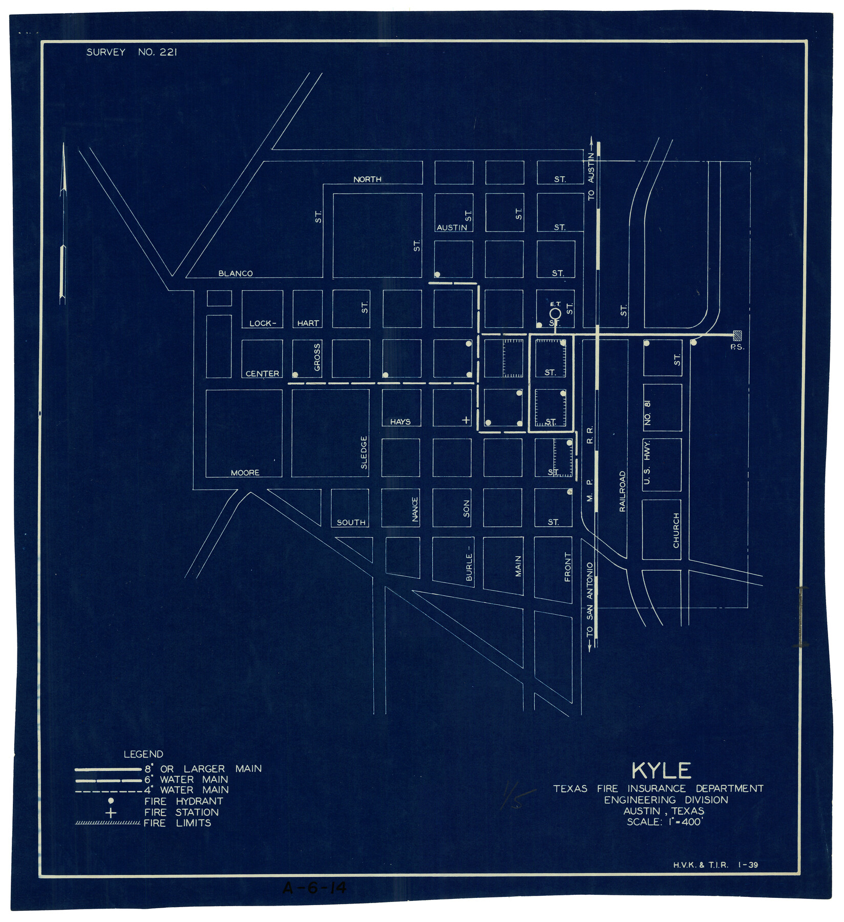 2253, Kyle, General Map Collection
