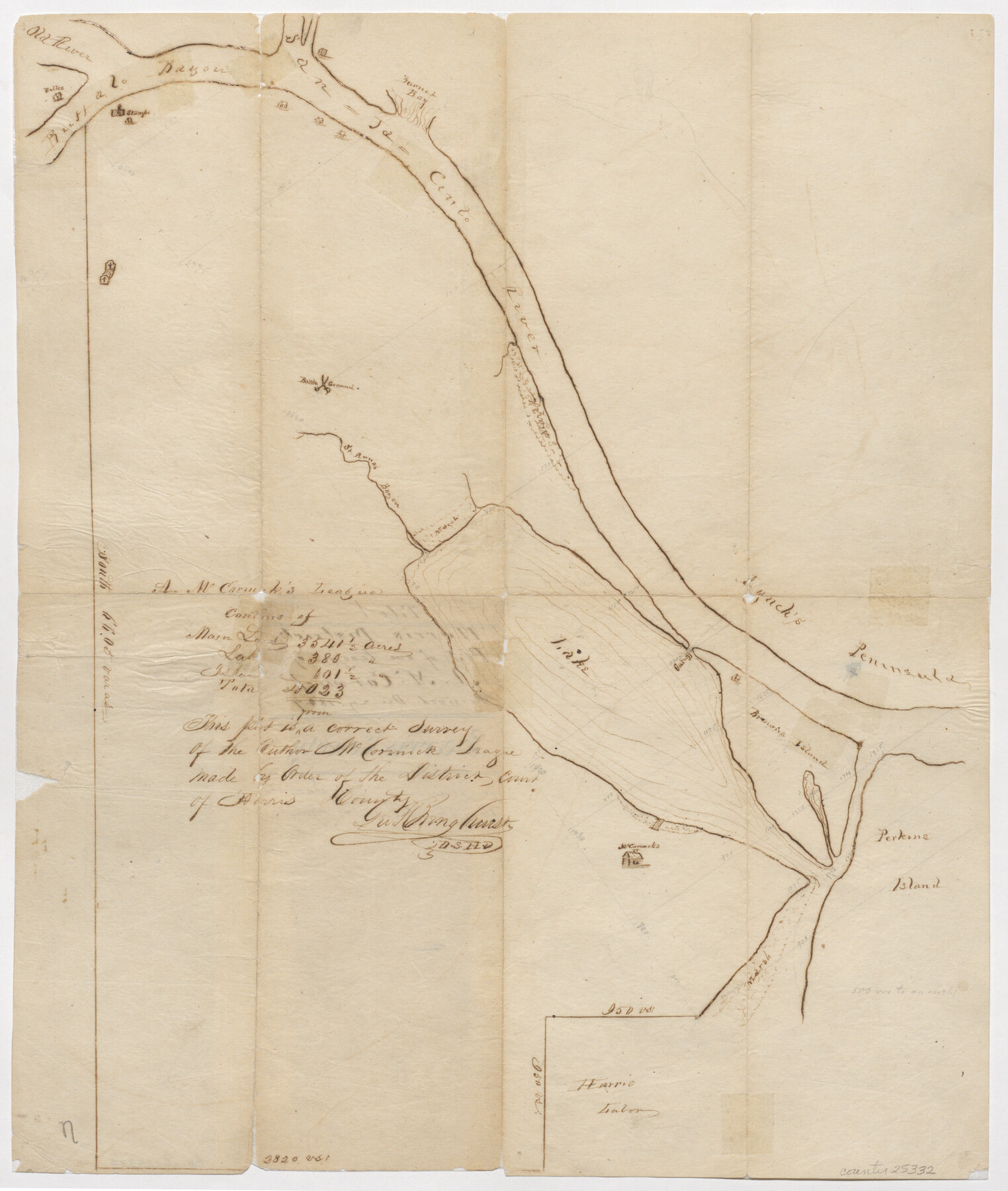 25332, Harris County Sketch File 1, General Map Collection