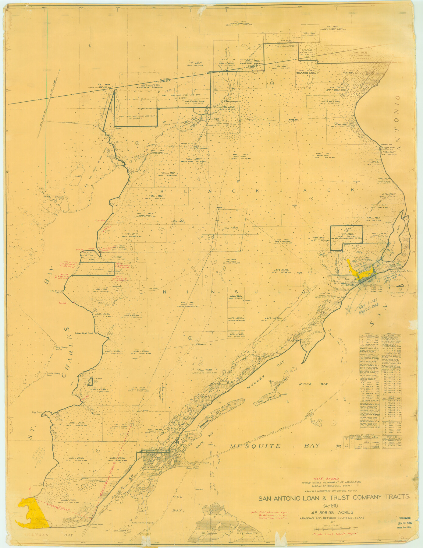 2693, Aransas Migratory Waterfowl Refuge in Aransas and Refugio Counties, General Map Collection