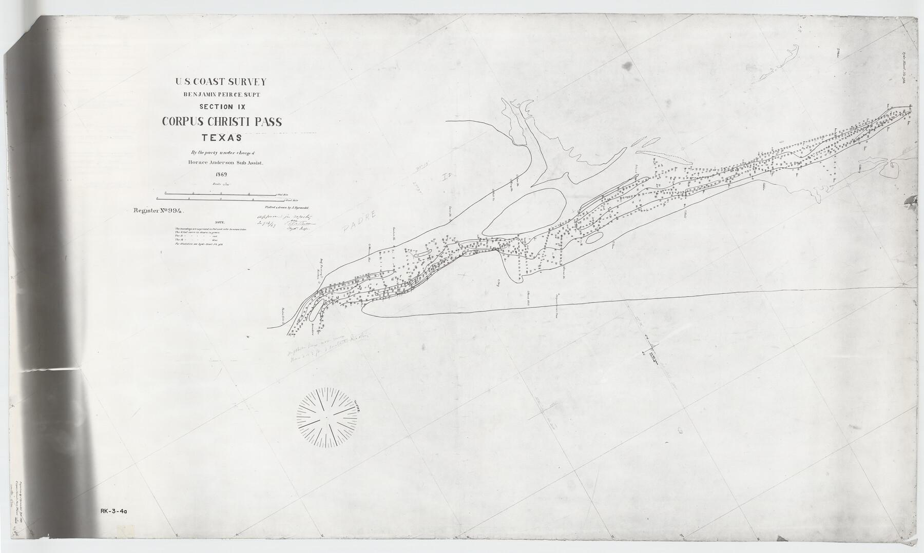 2700, Hydograhic Survey H-994, Corpus Christi Pass, General Map Collection