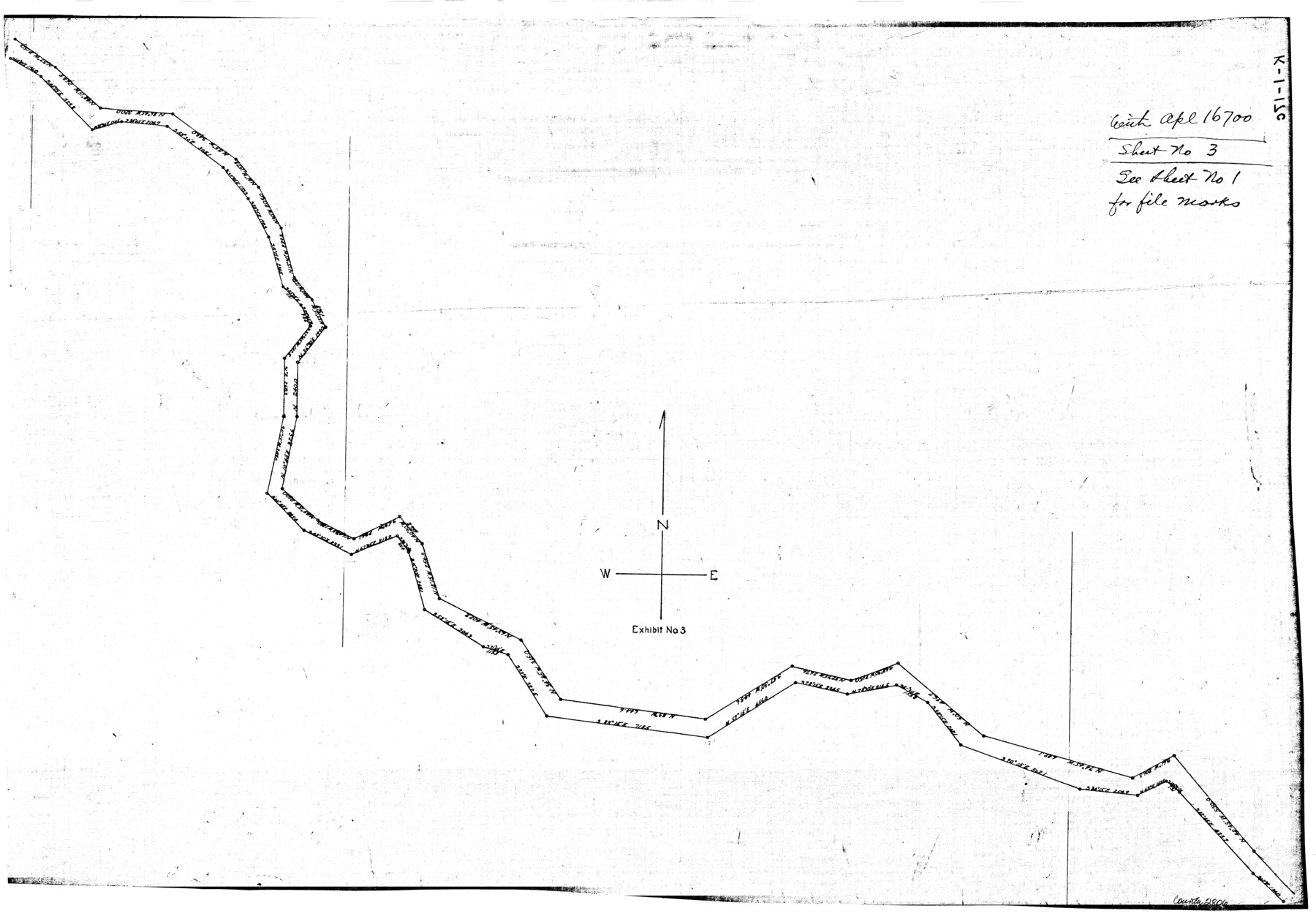 2806, [Sketch for Mineral Application 16700 - Pecos River Bed], General Map Collection