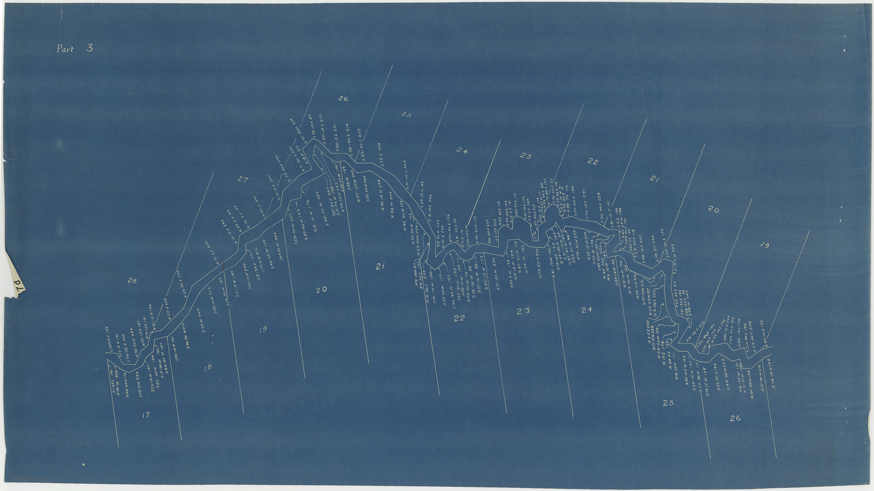 2816, [Sketch for Mineral Application 16787 - Pecos River Bed, A. T. Freet], General Map Collection