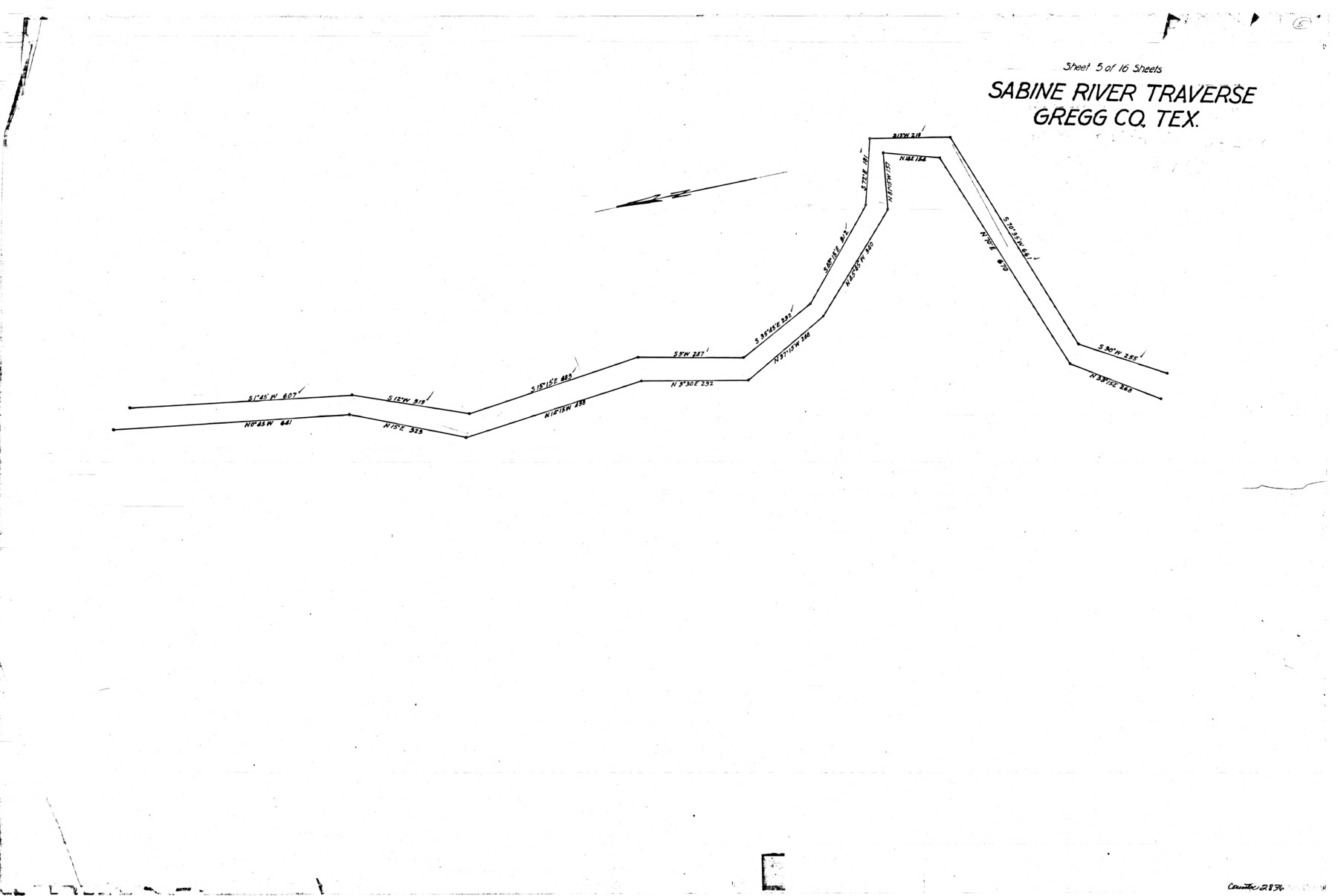 2836, [Sketch for Mineral Application 26501 - Sabine River, T. A. Oldhausen], General Map Collection