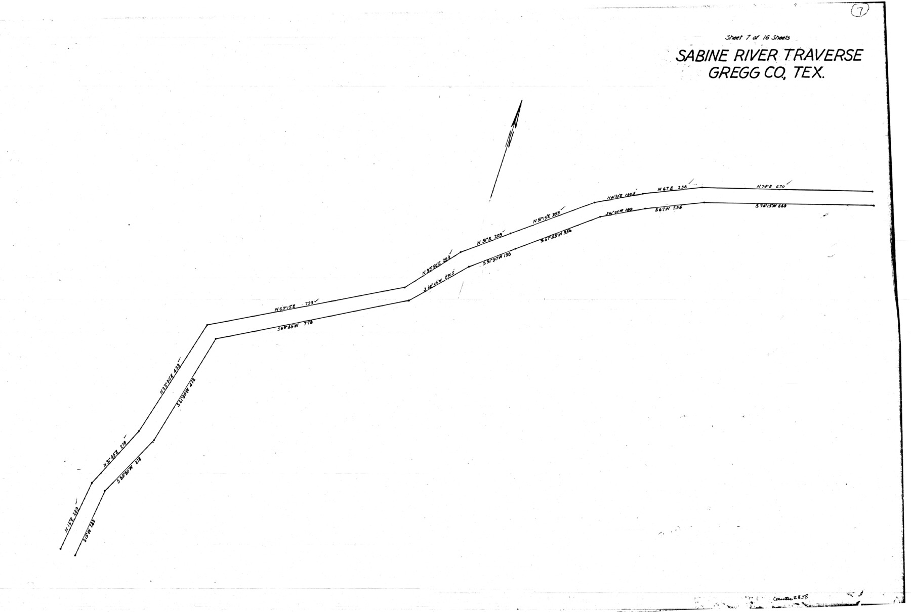 2838, [Sketch for Mineral Application 26501 - Sabine River, T. A. Oldhausen], General Map Collection