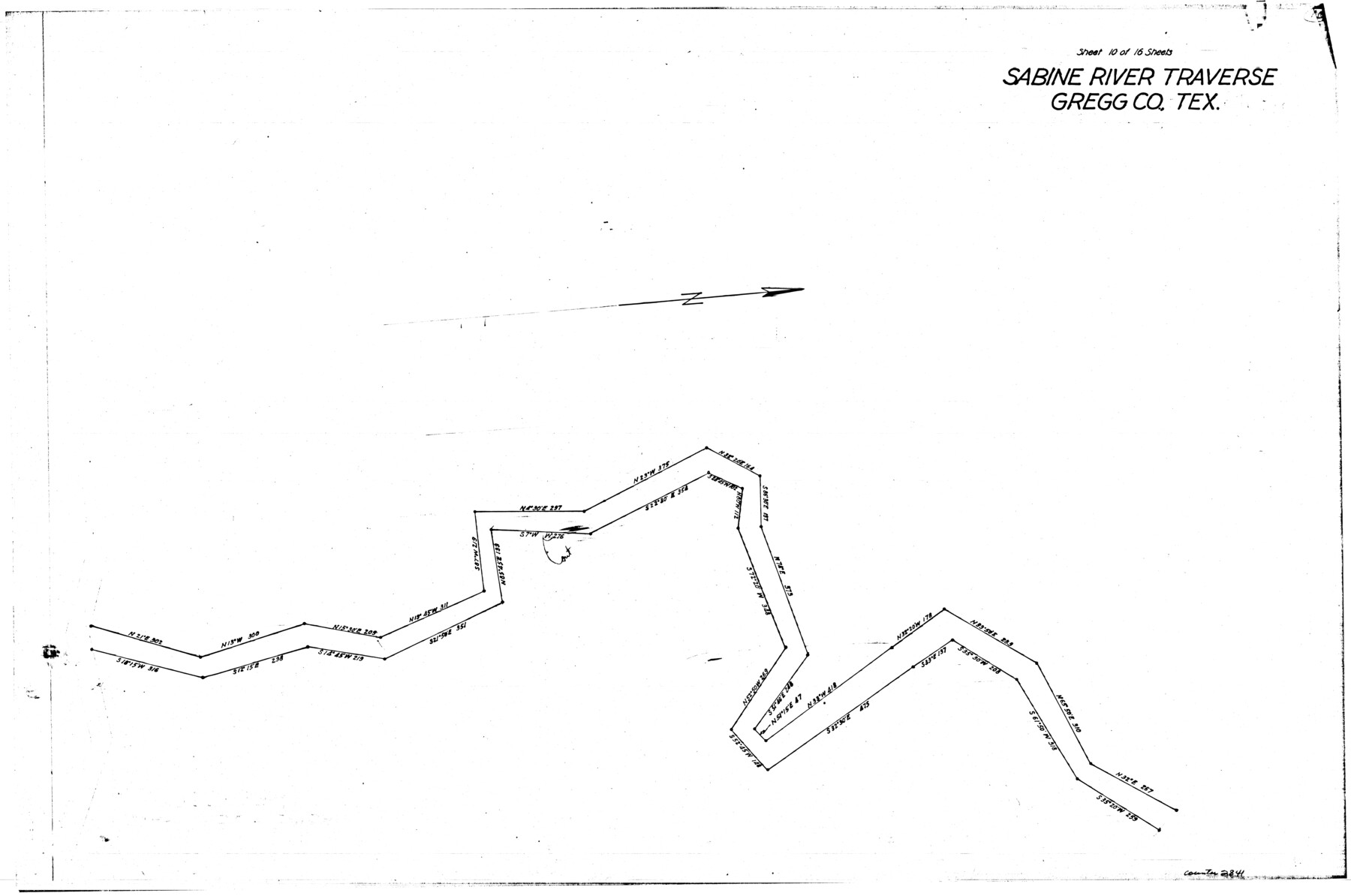 2841, [Sketch for Mineral Application 26501 - Sabine River, T. A. Oldhausen], General Map Collection