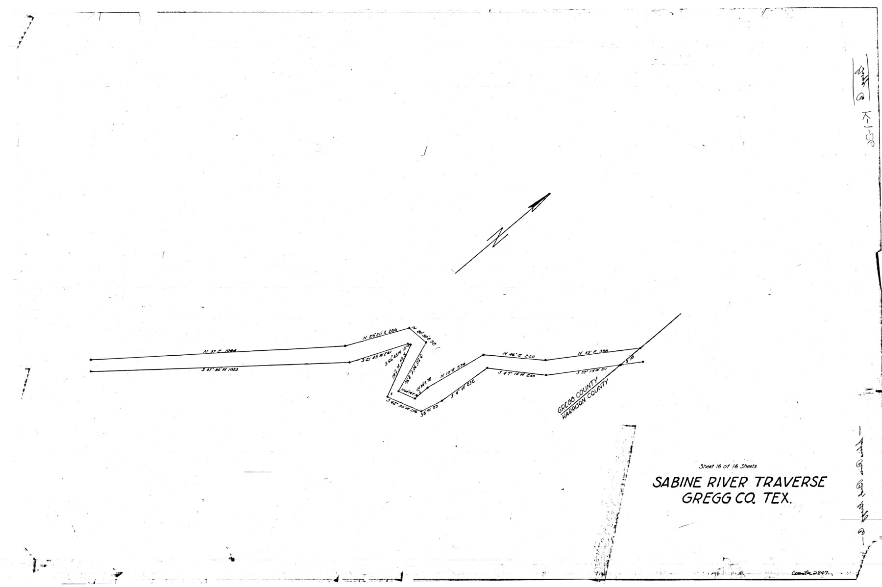 2847, [Sketch for Mineral Application 26501 - Sabine River, T. A. Oldhausen], General Map Collection