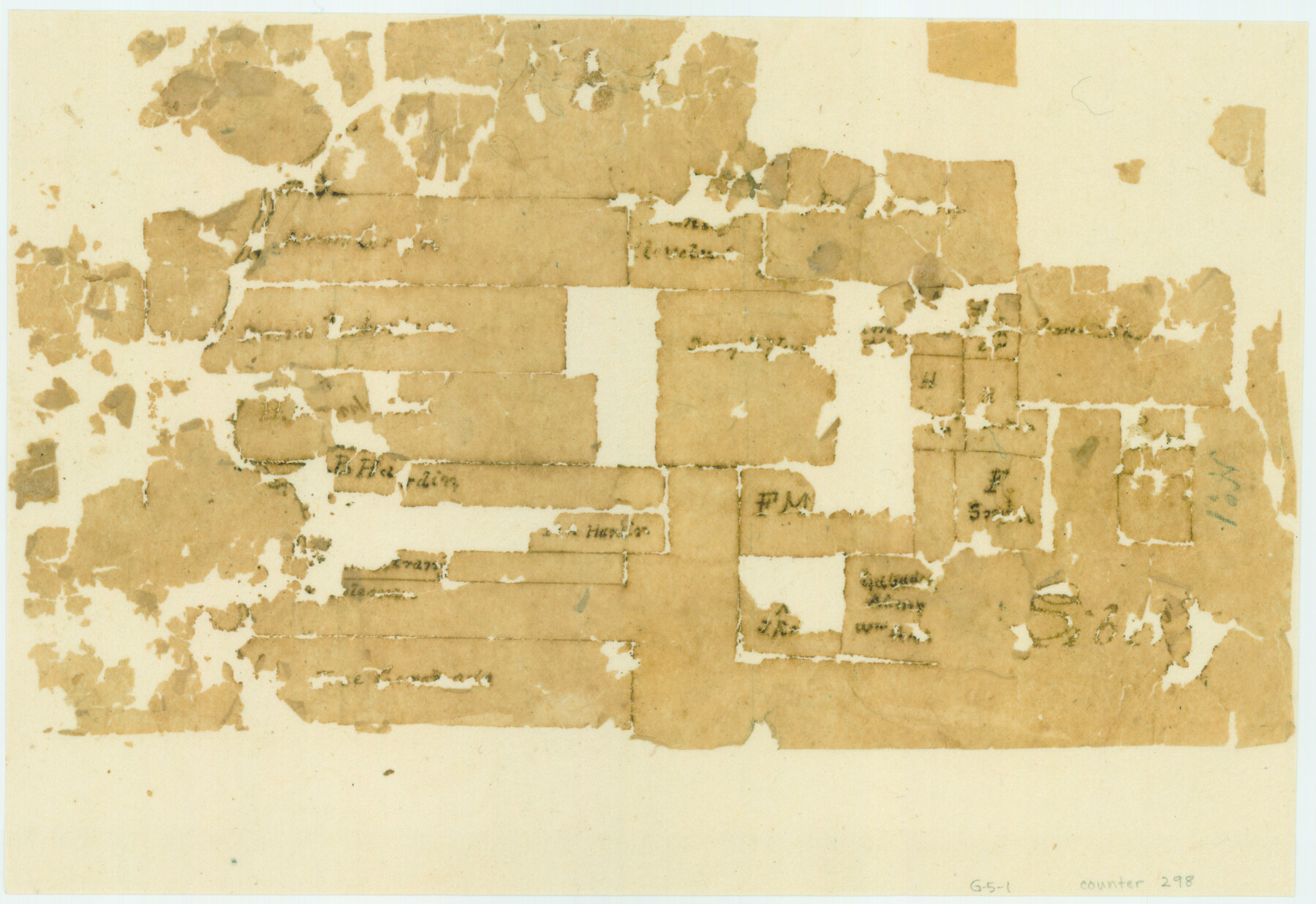 298, [Surveys along the Trinity River], General Map Collection