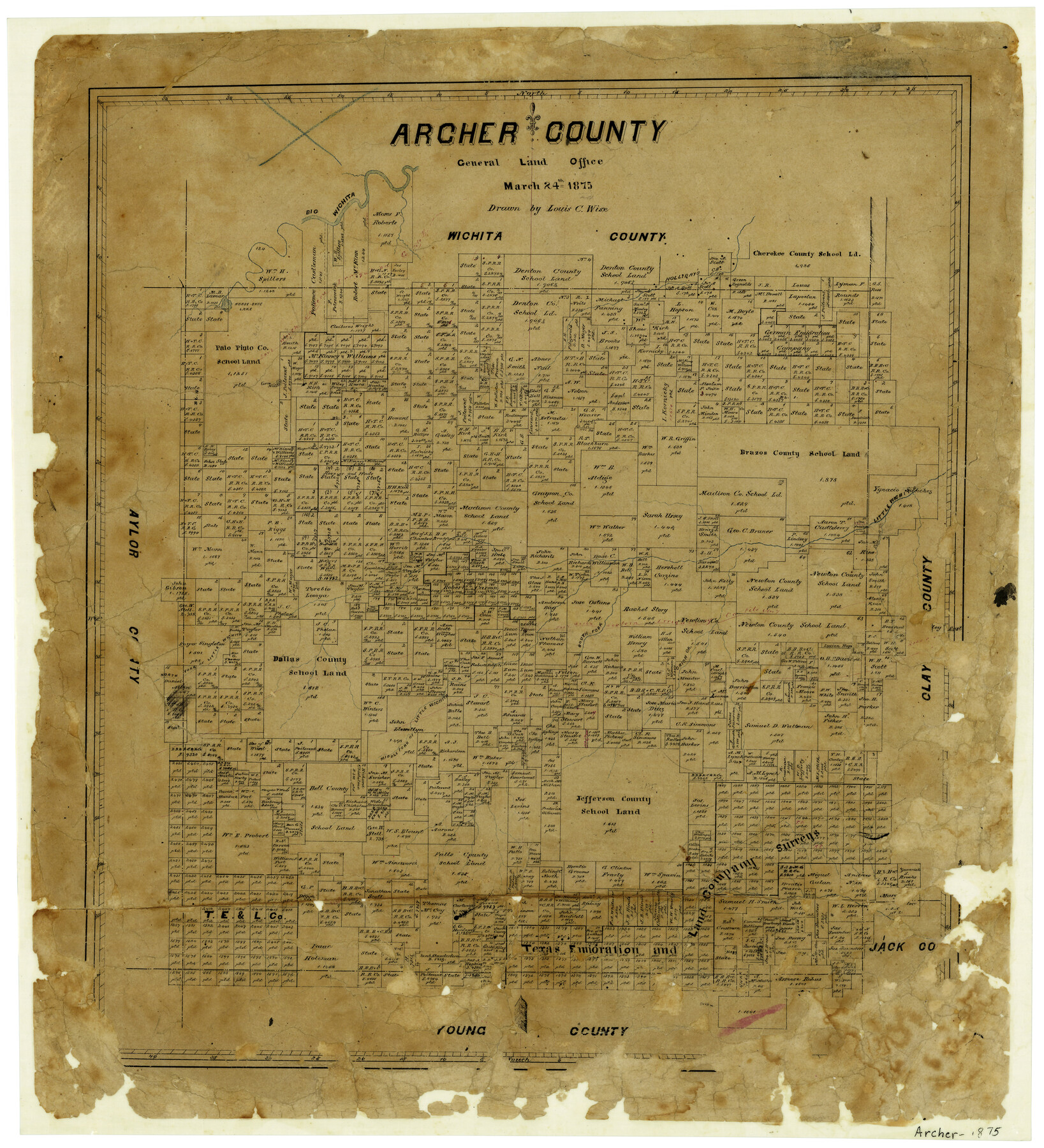 3238, Archer County, General Map Collection