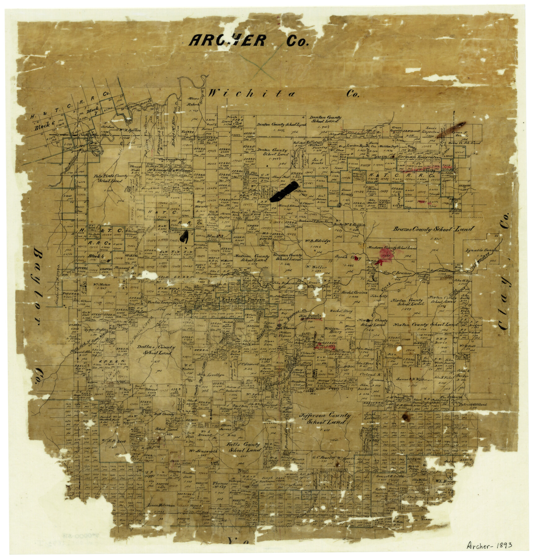 3241, Archer County, General Map Collection