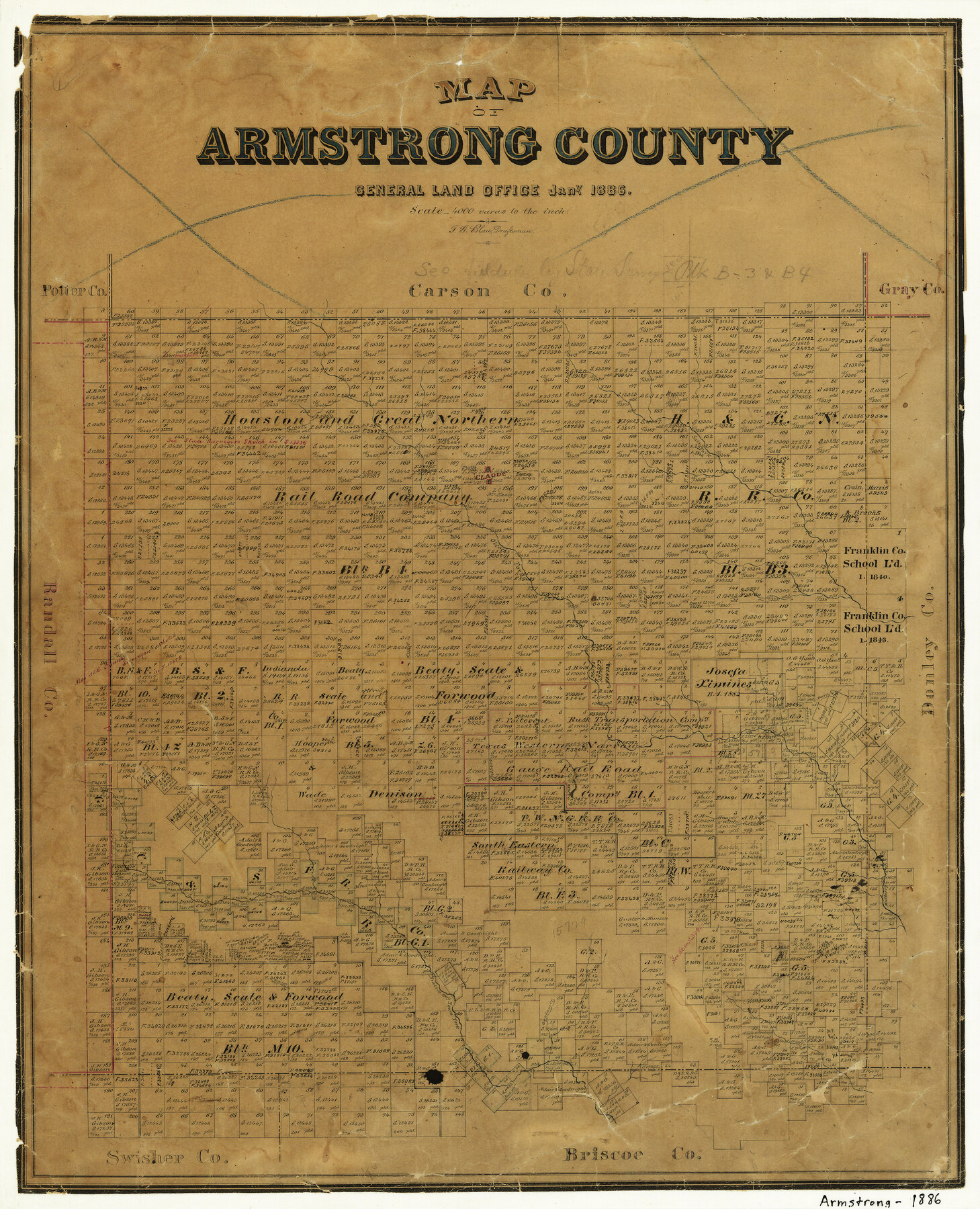 3244, Map of Armstrong County, General Map Collection