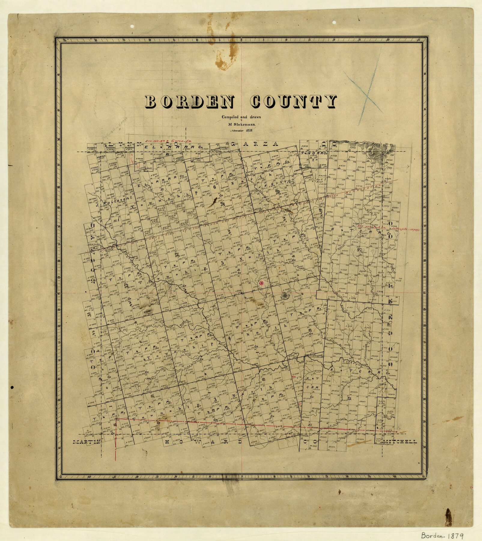 3309, Borden County, General Map Collection