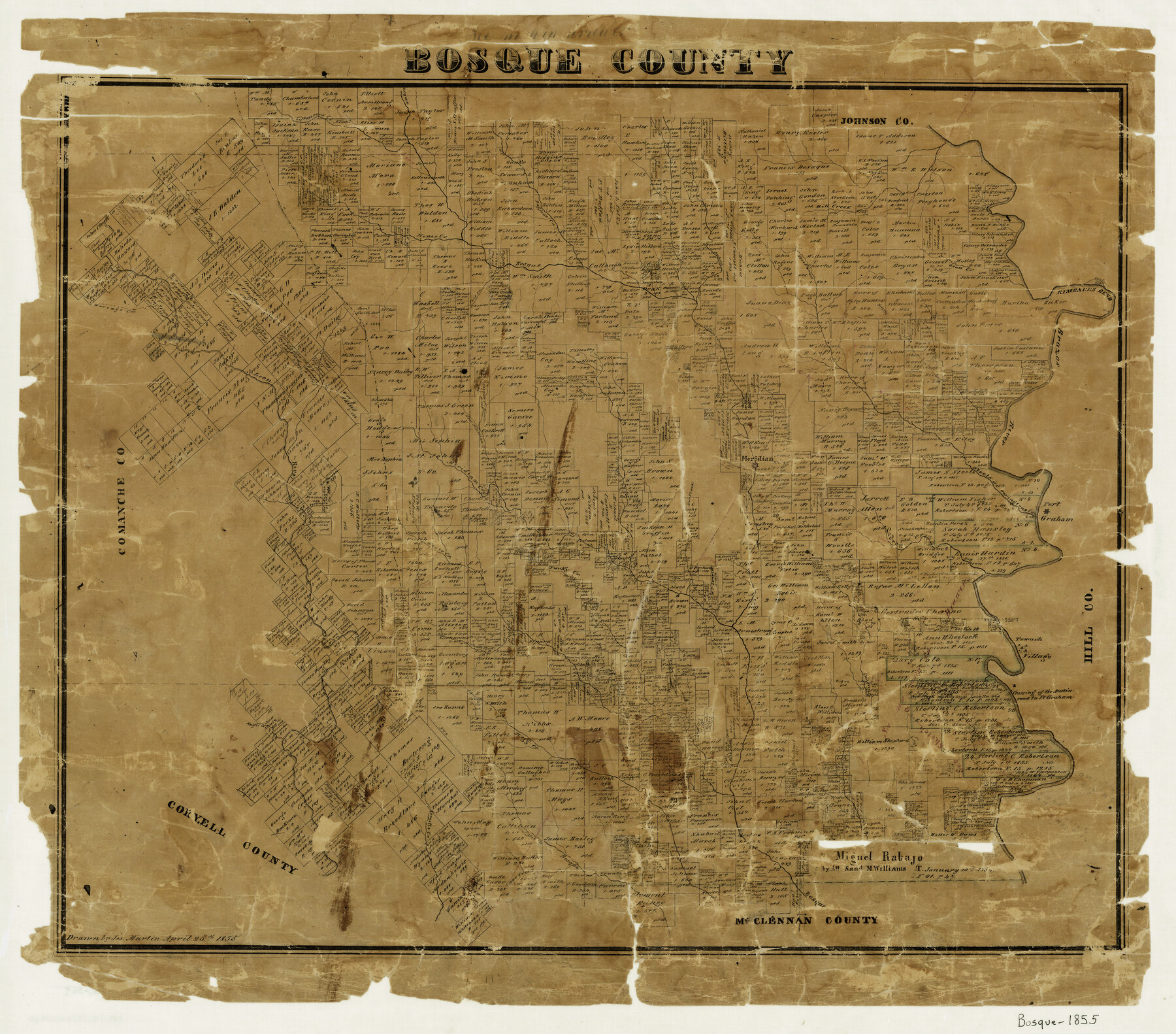 3312, Bosque County, General Map Collection