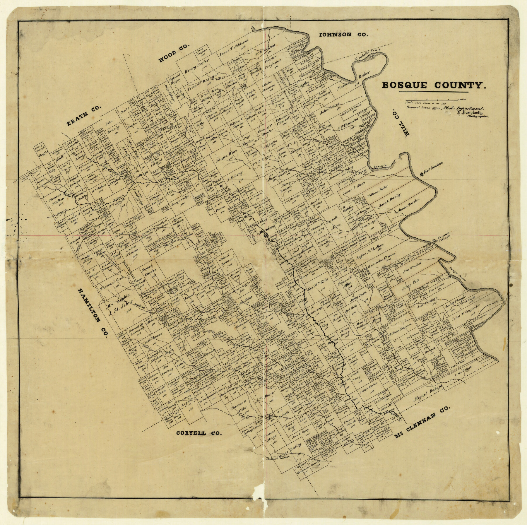 3315, Bosque County, General Map Collection