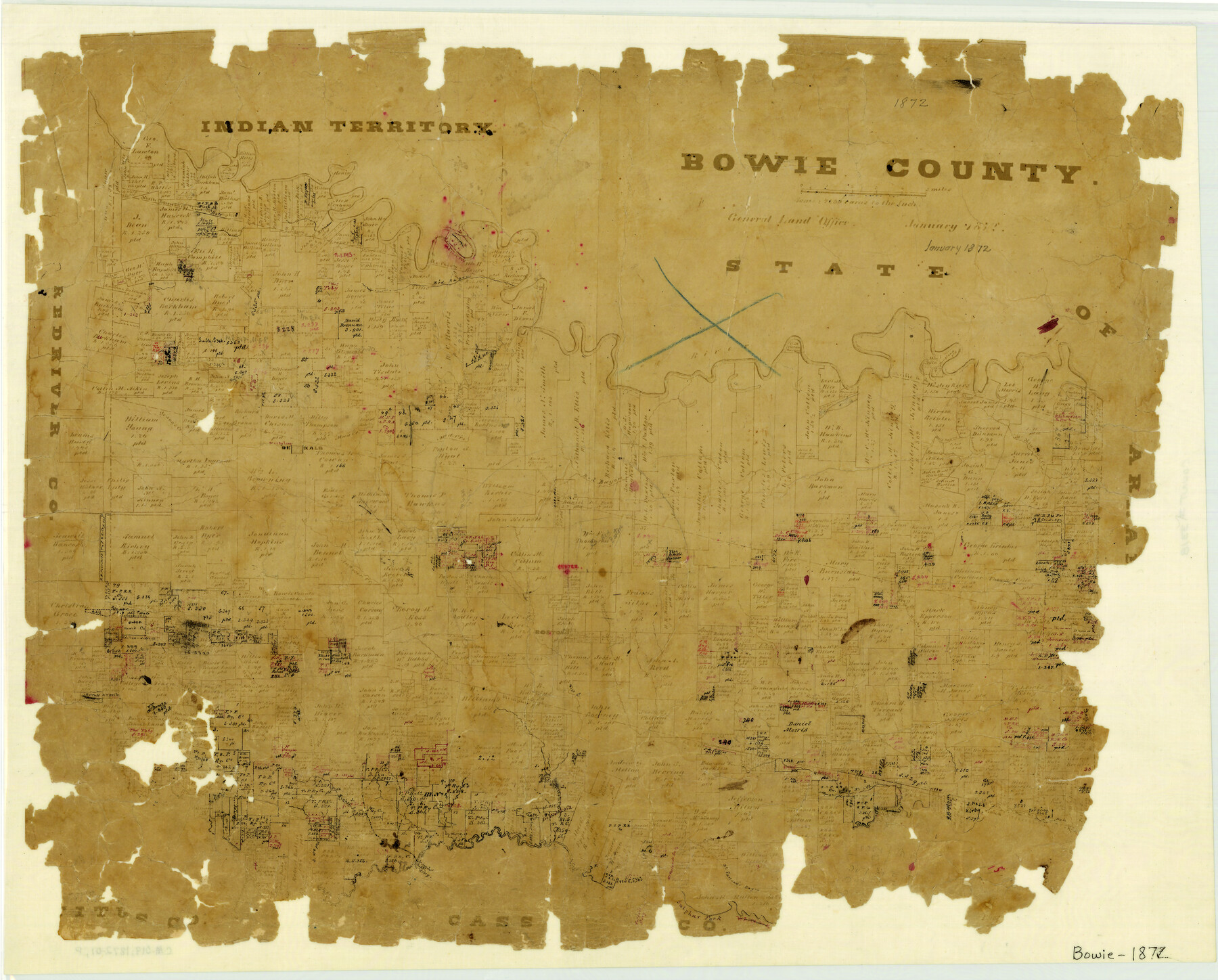 3318, Bowie County, General Map Collection