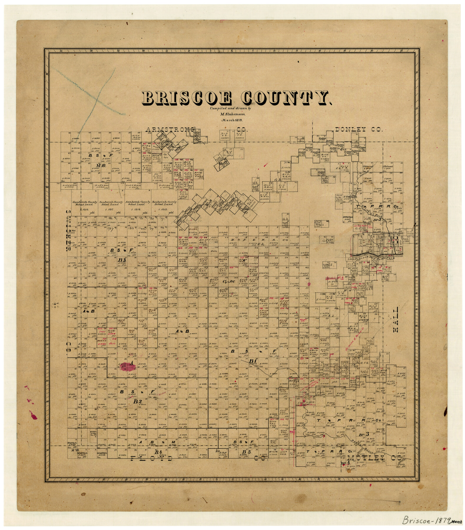 3331, Briscoe County, General Map Collection