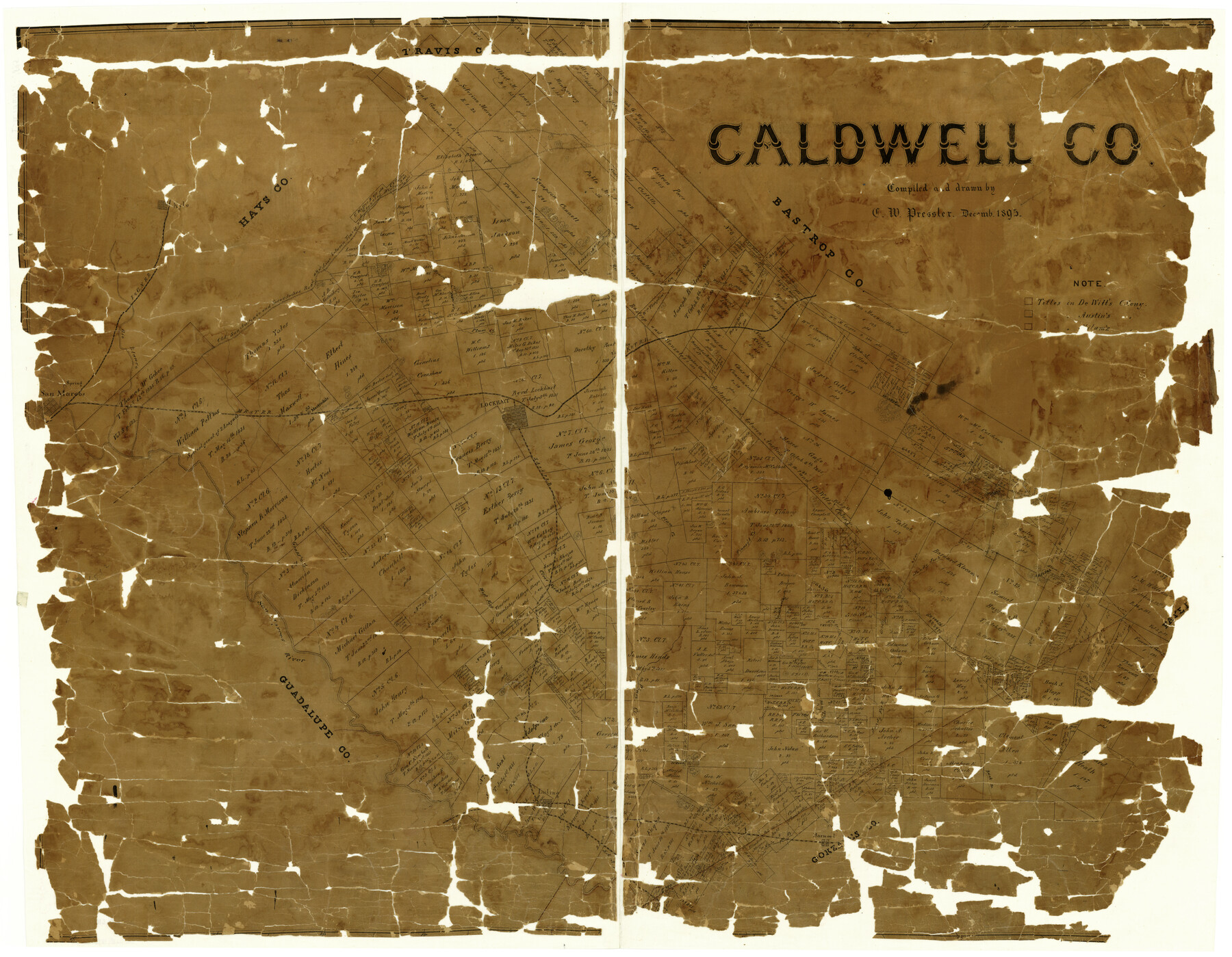 3356, Caldwell Co., General Map Collection