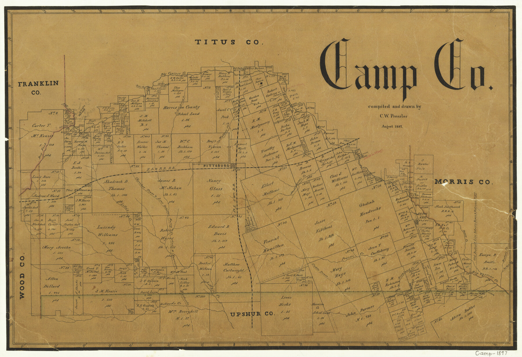 3366, Camp County, General Map Collection