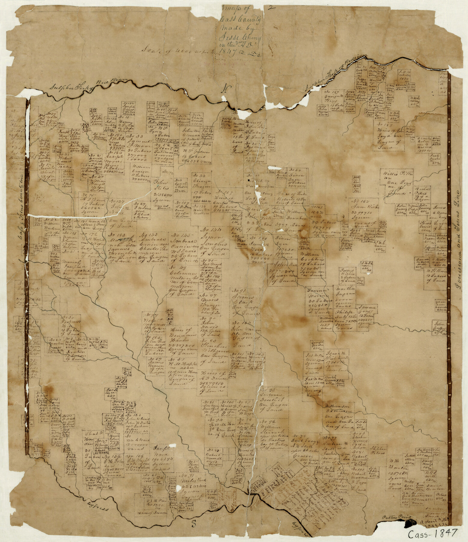 3368, Map of Cass County, General Map Collection