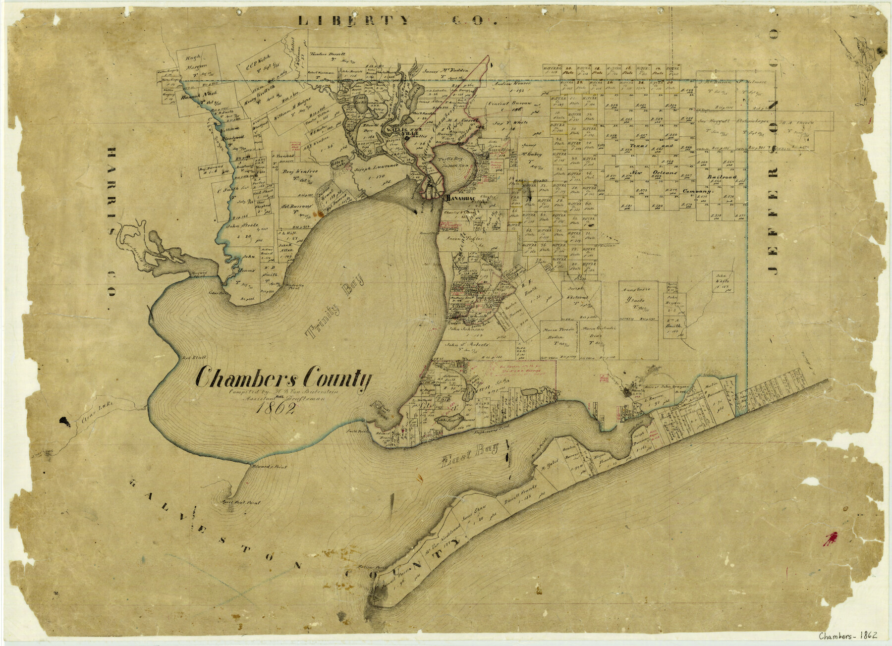 3381, Chambers County, General Map Collection