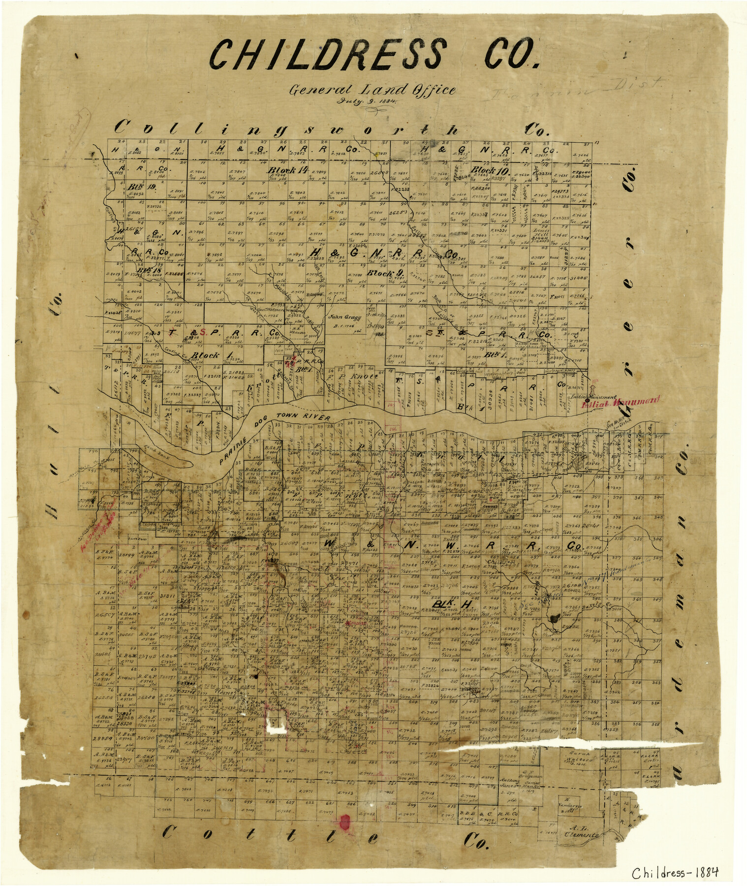 3395, Childress County, General Map Collection