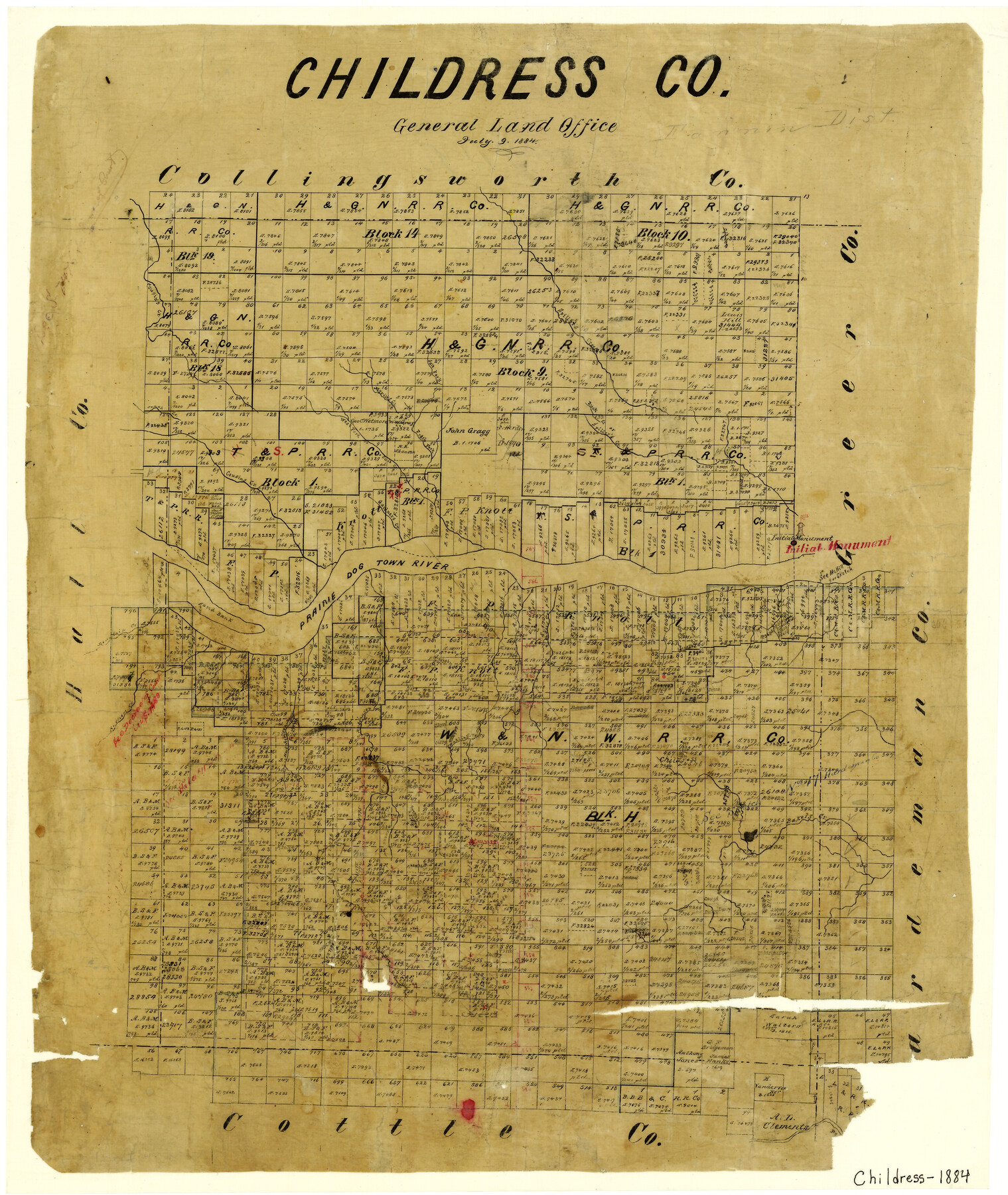 3395, Childress County, General Map Collection