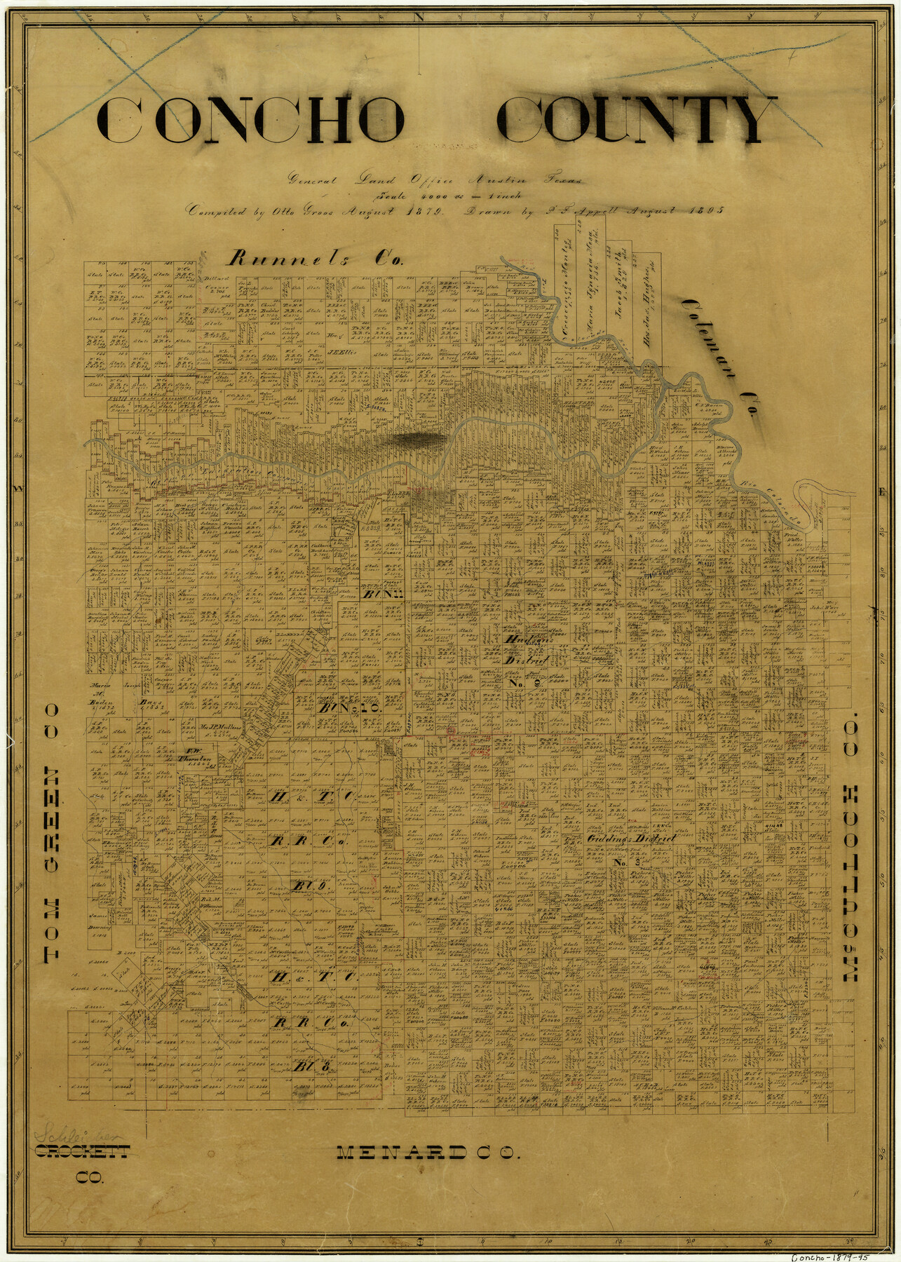 3437, Concho County, General Map Collection