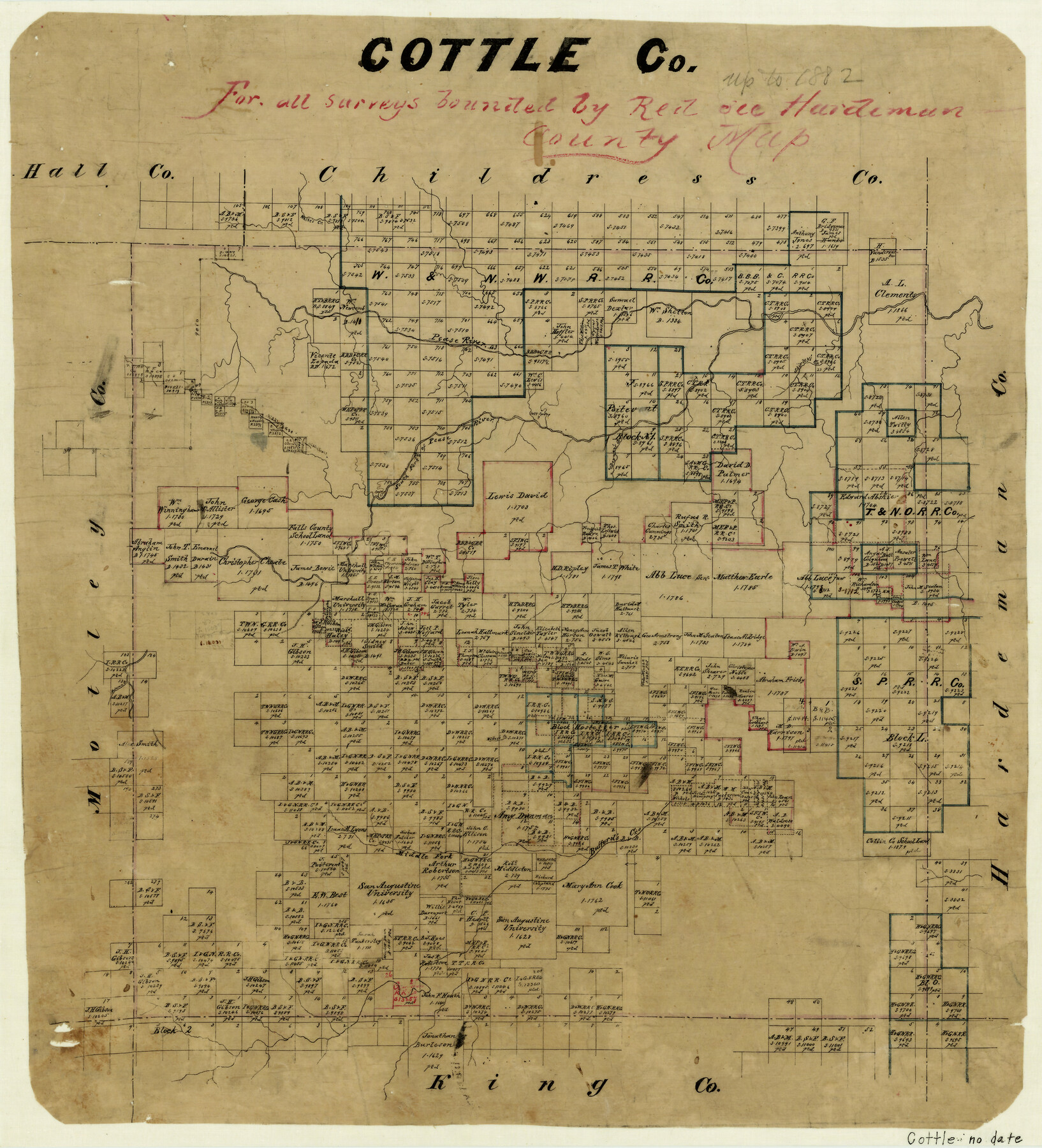 3453, Cottle County, General Map Collection