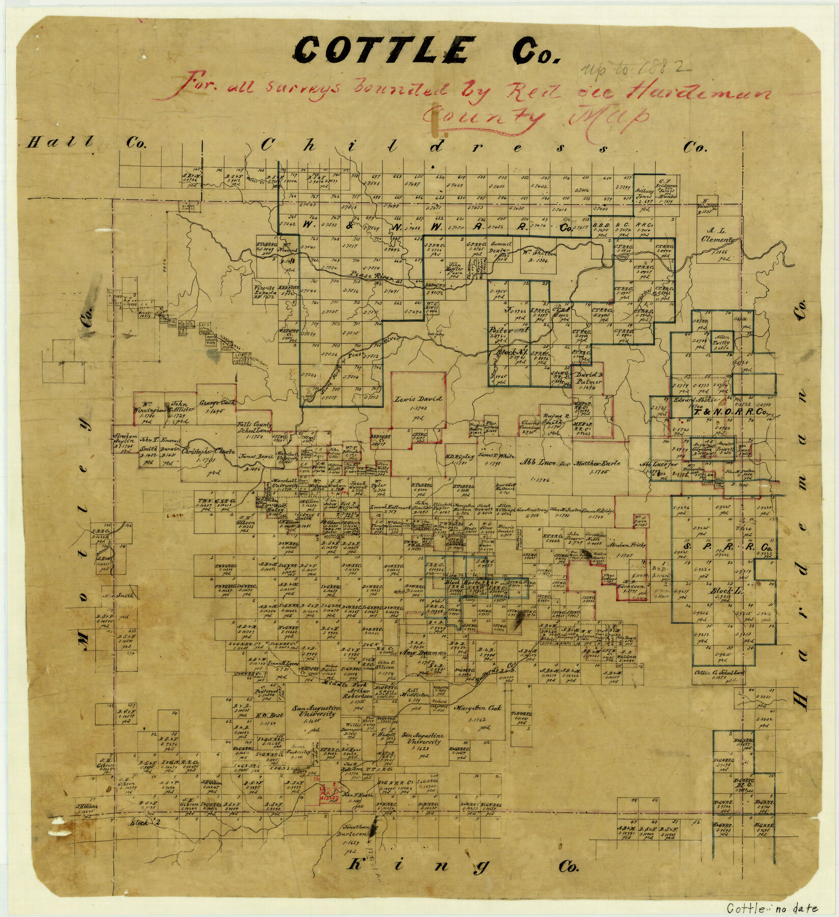 3453, Cottle County, General Map Collection