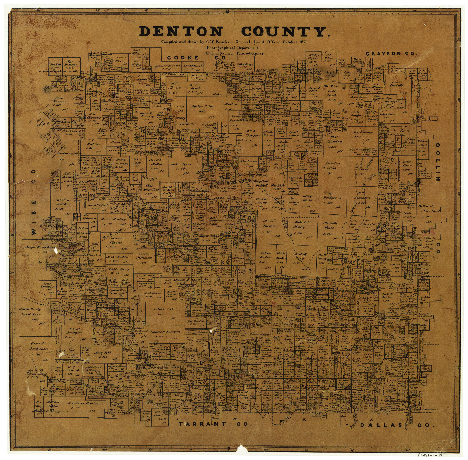 3474, Denton County, General Map Collection