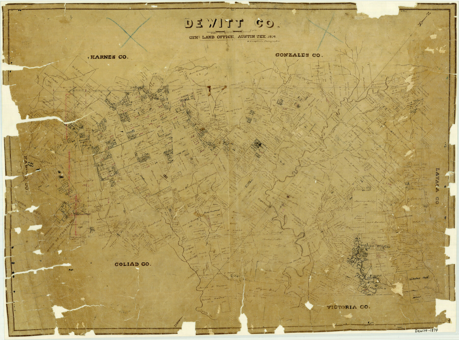 3480, DeWitt County, General Map Collection