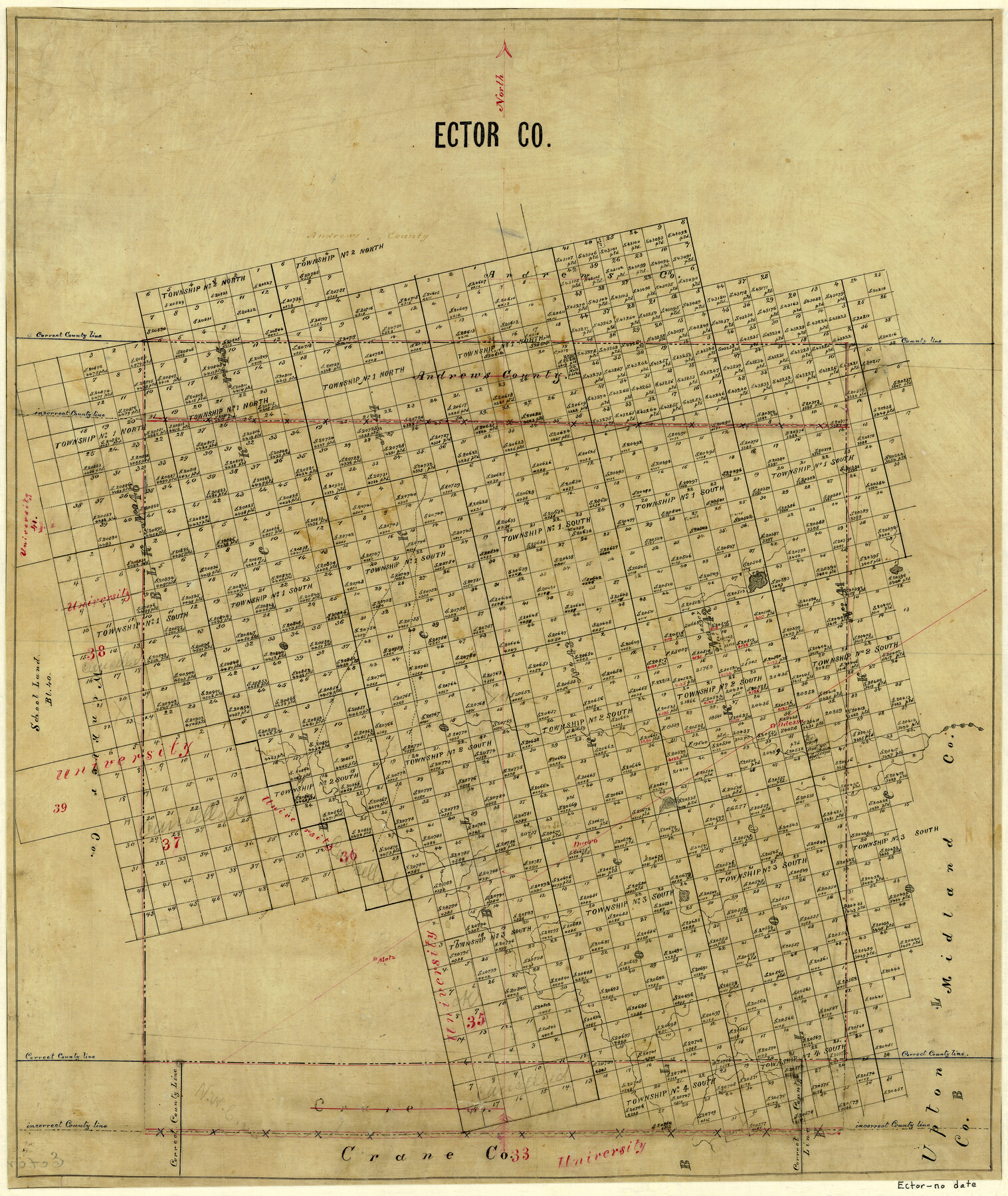 3504, Ector County, General Map Collection
