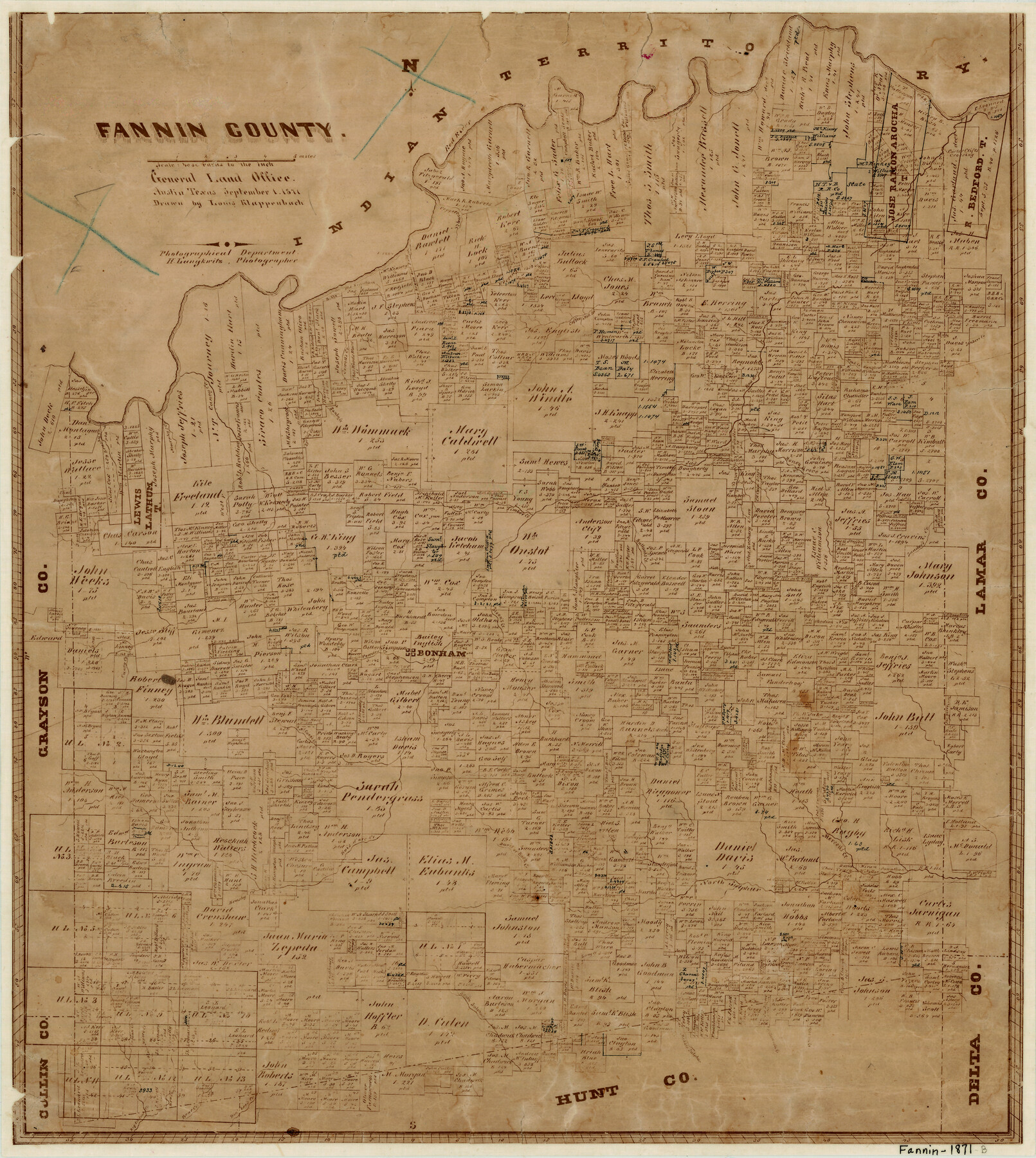 3533, Fannin County, General Map Collection