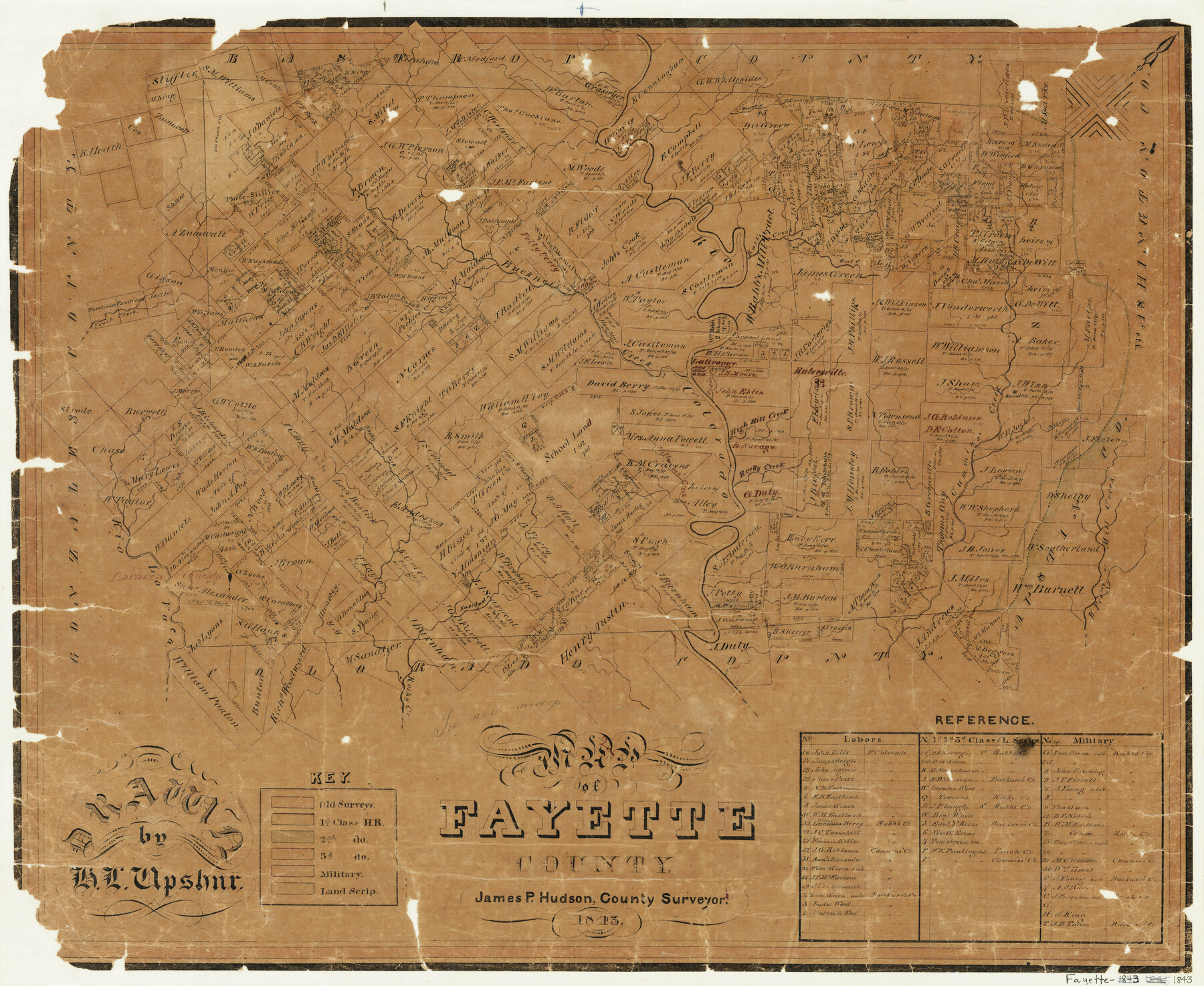 3537, Map of Fayette County, General Map Collection
