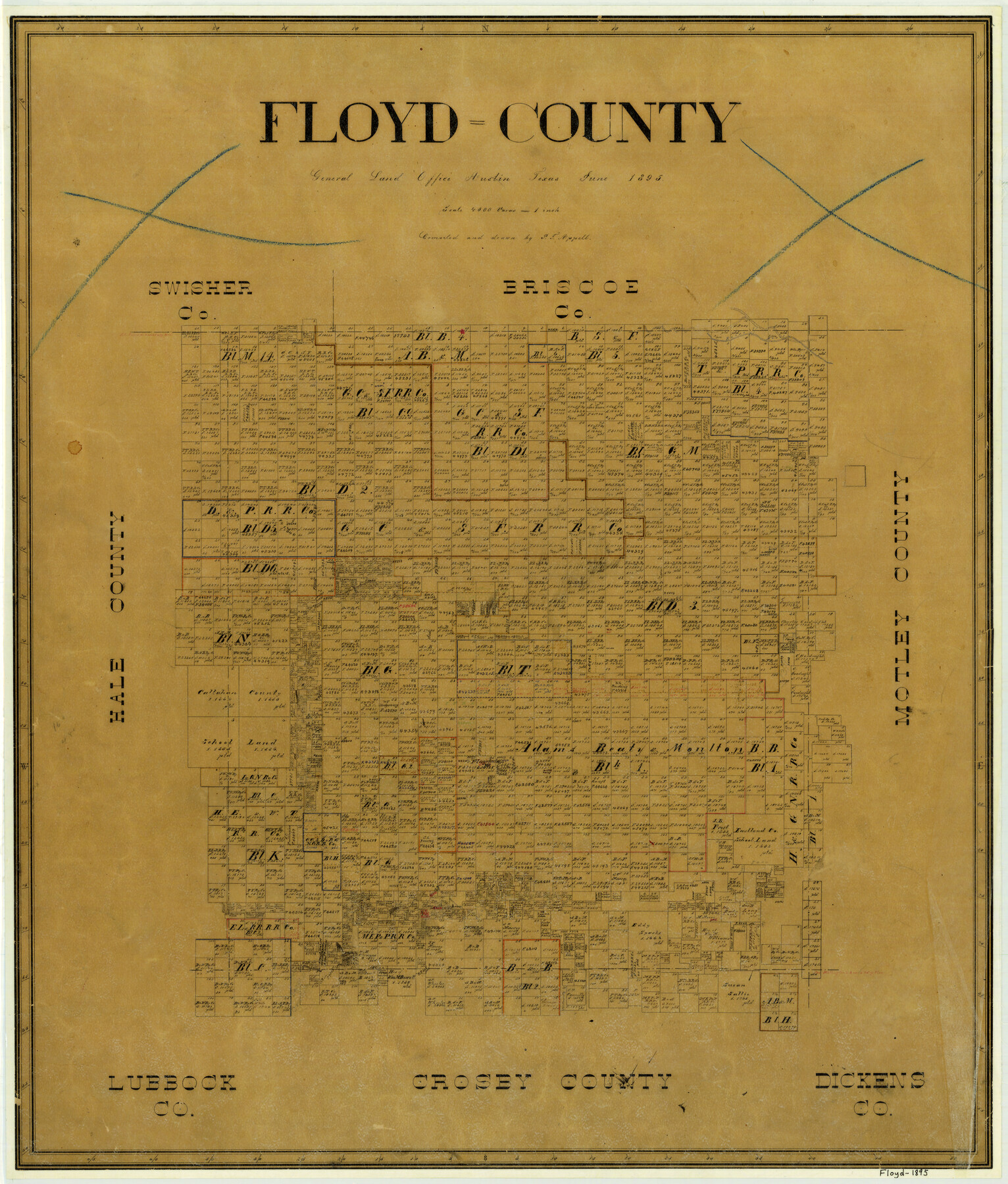 3544, Floyd County, General Map Collection
