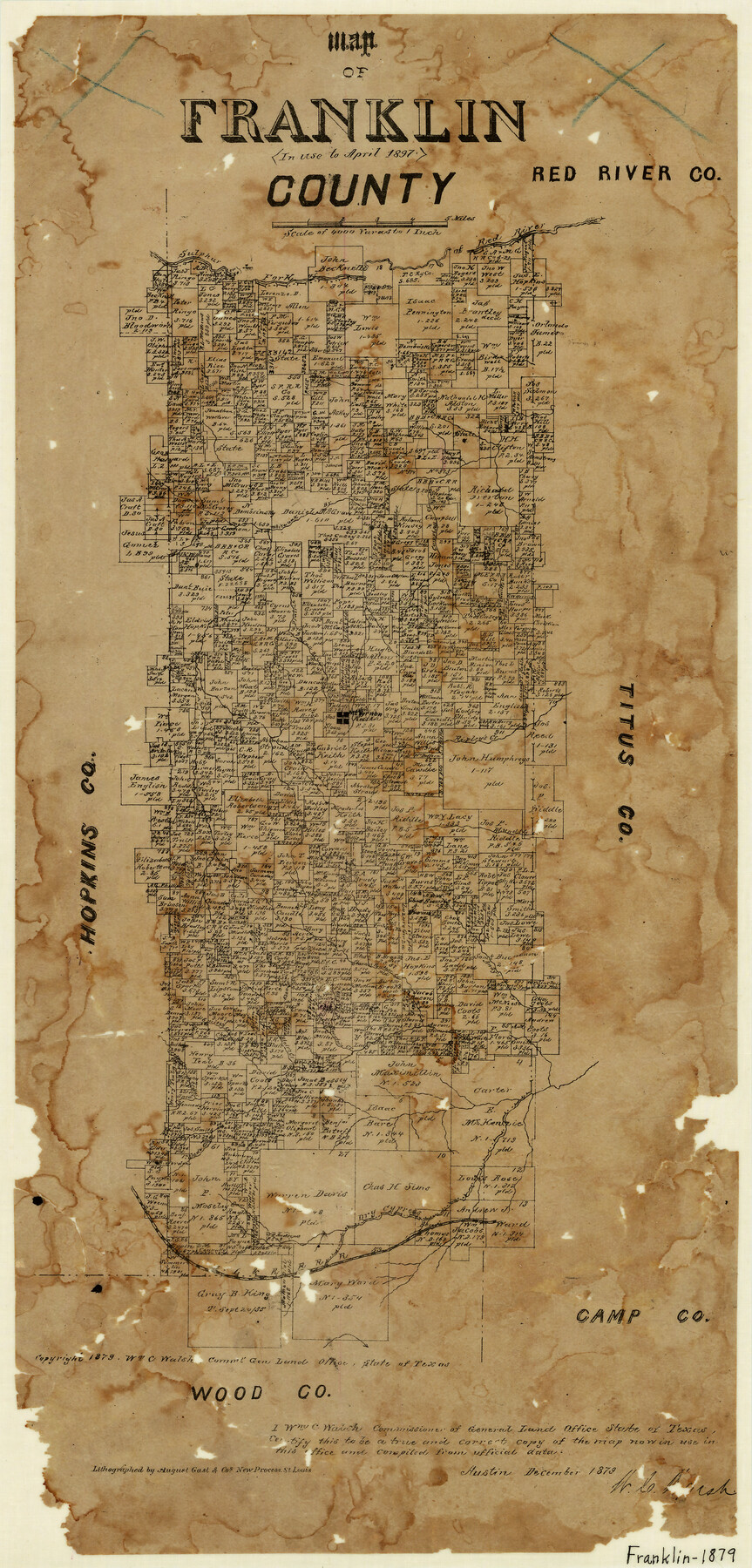 3560, Map of Franklin County, General Map Collection