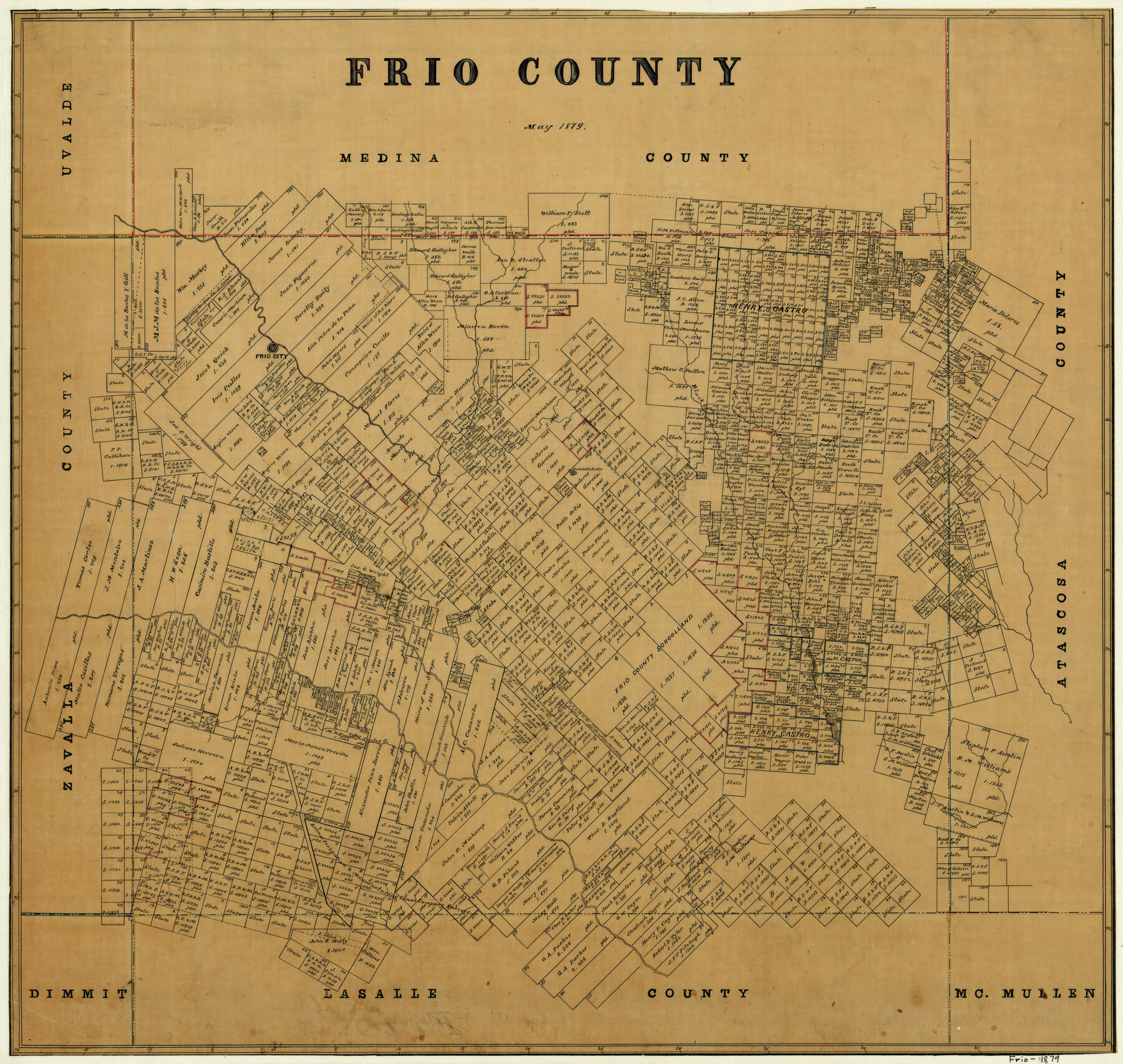 3567, Frio County, General Map Collection