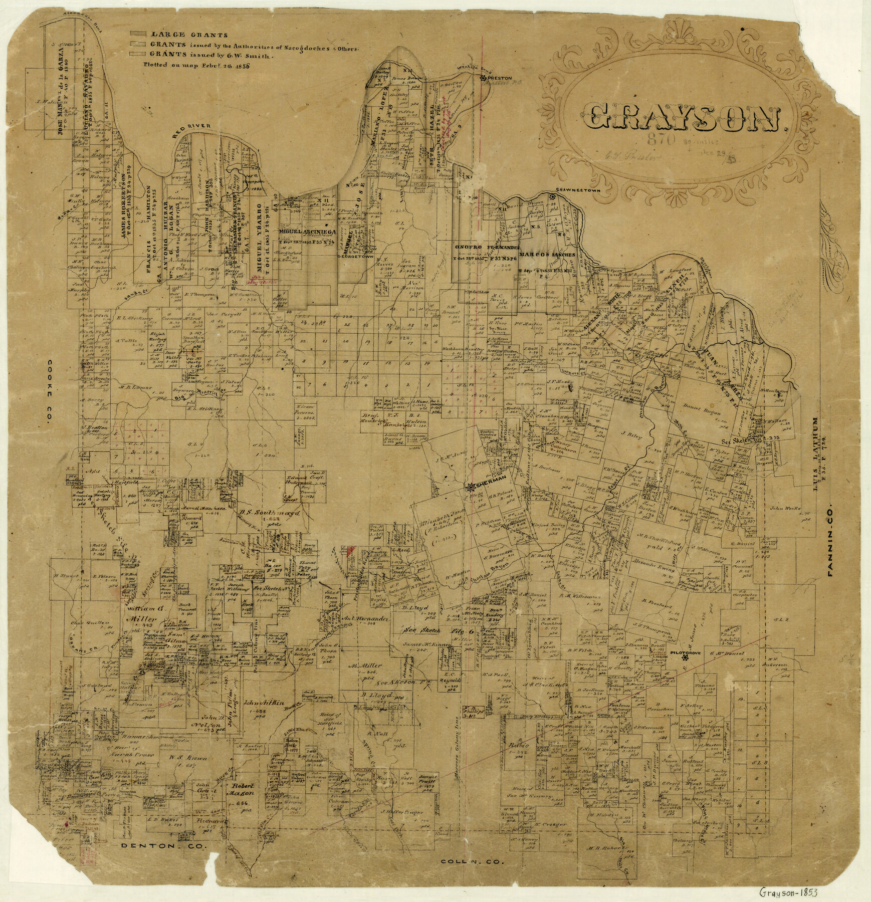 3599, Grayson, General Map Collection