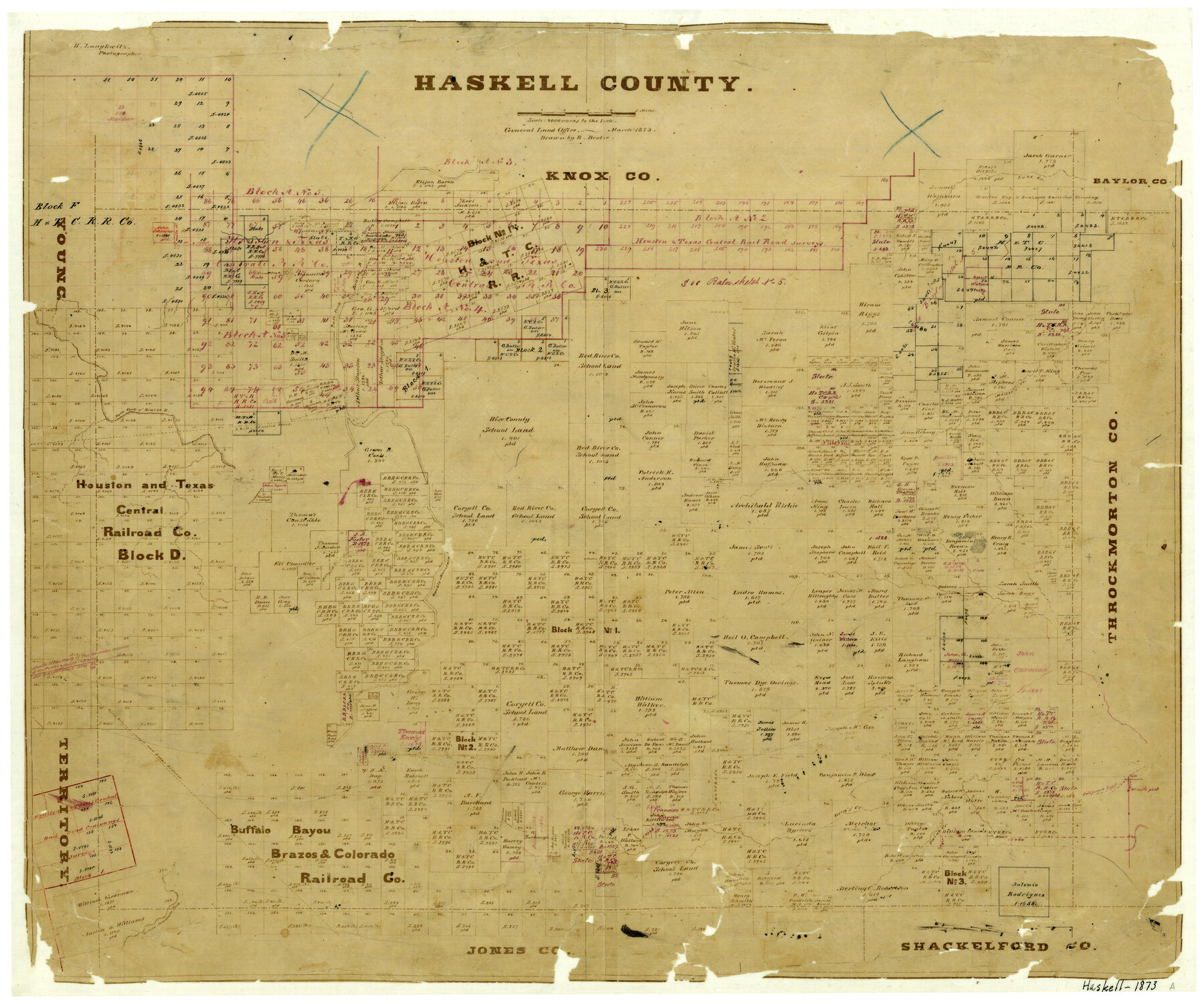 3642, Haskell County, General Map Collection