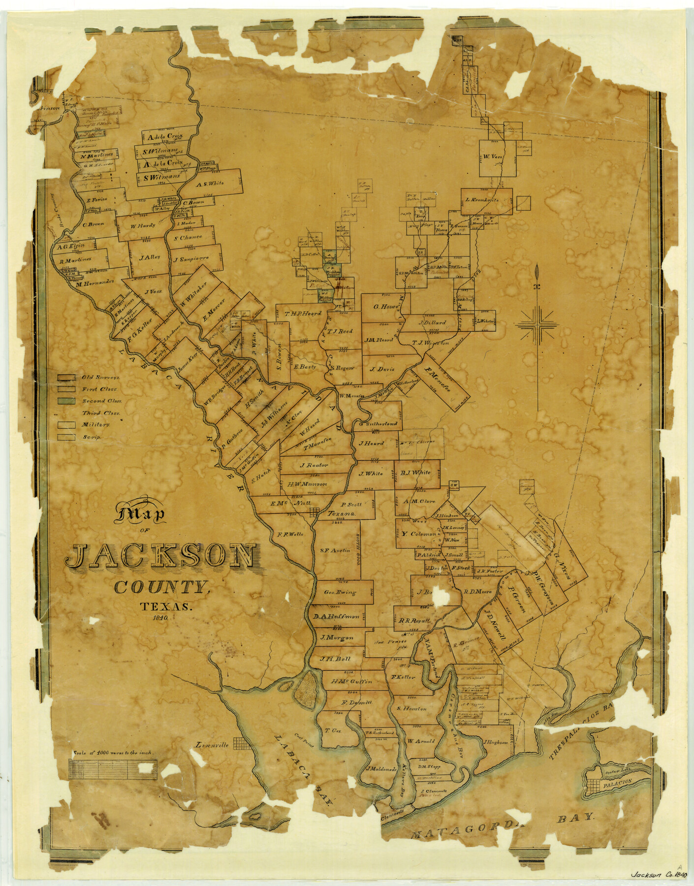 3708, Map of Jackson County Texas, General Map Collection