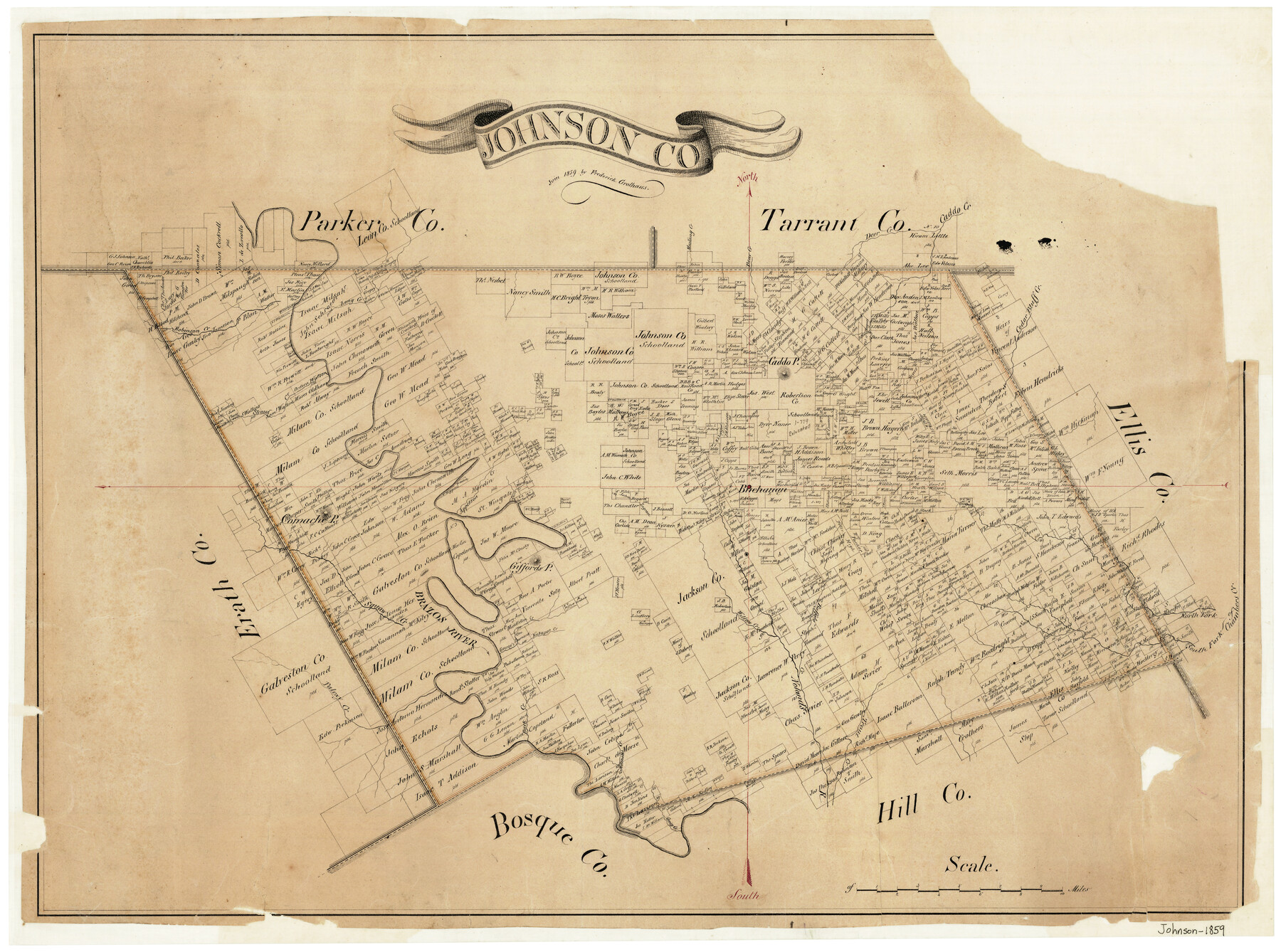 3732, Johnson County, General Map Collection