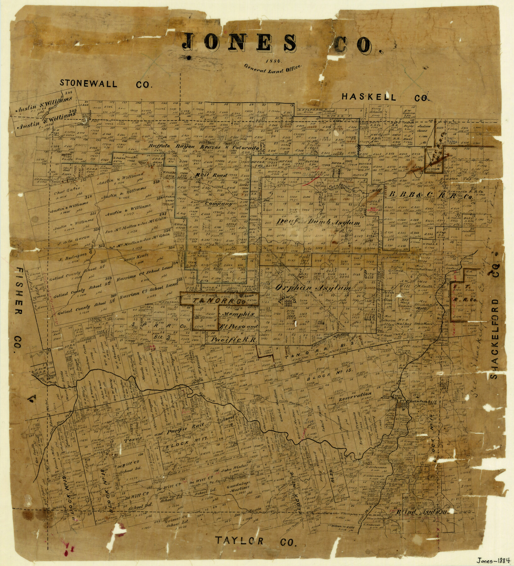 3738, Jones County, General Map Collection