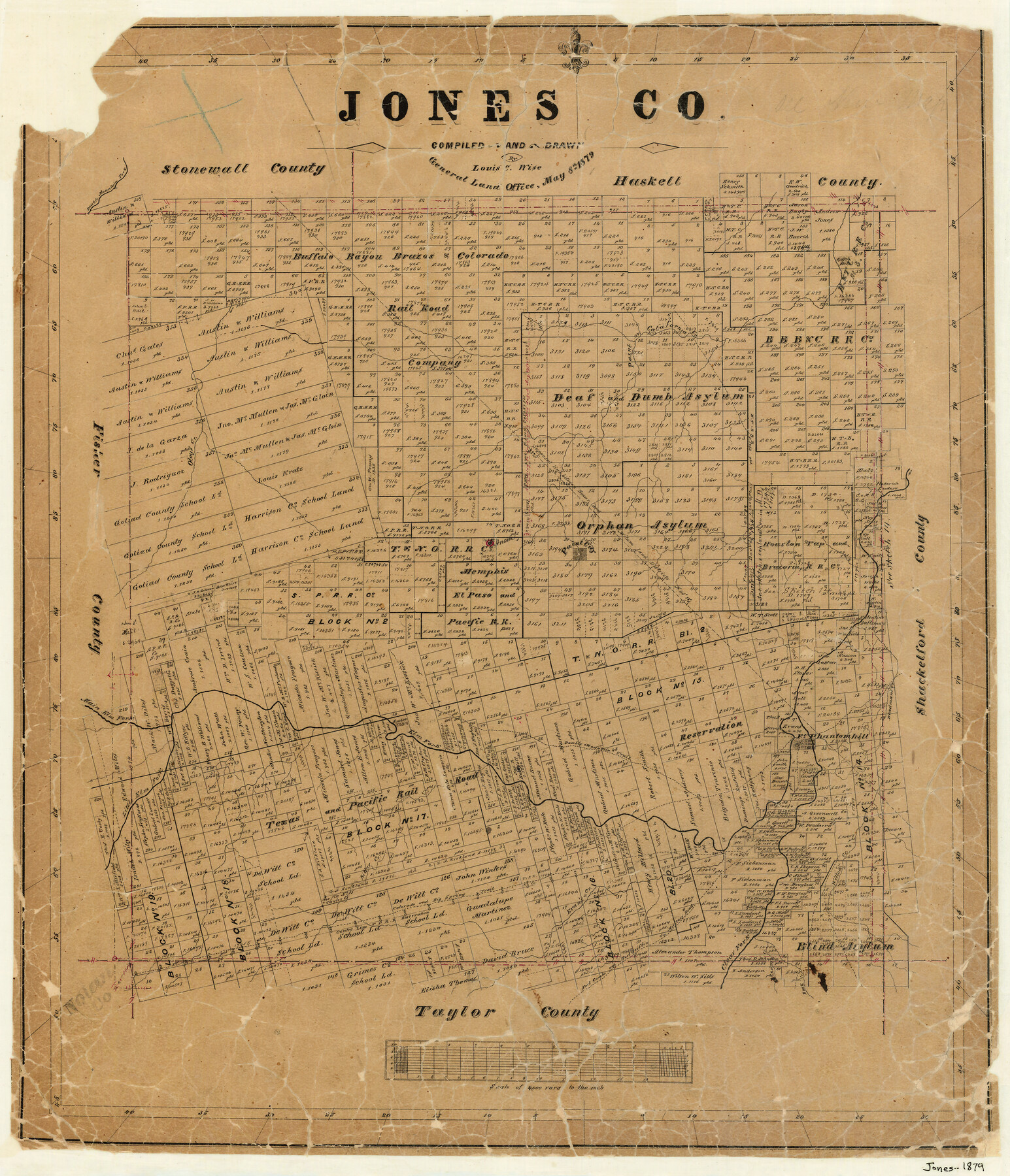 3740, Jones County, General Map Collection