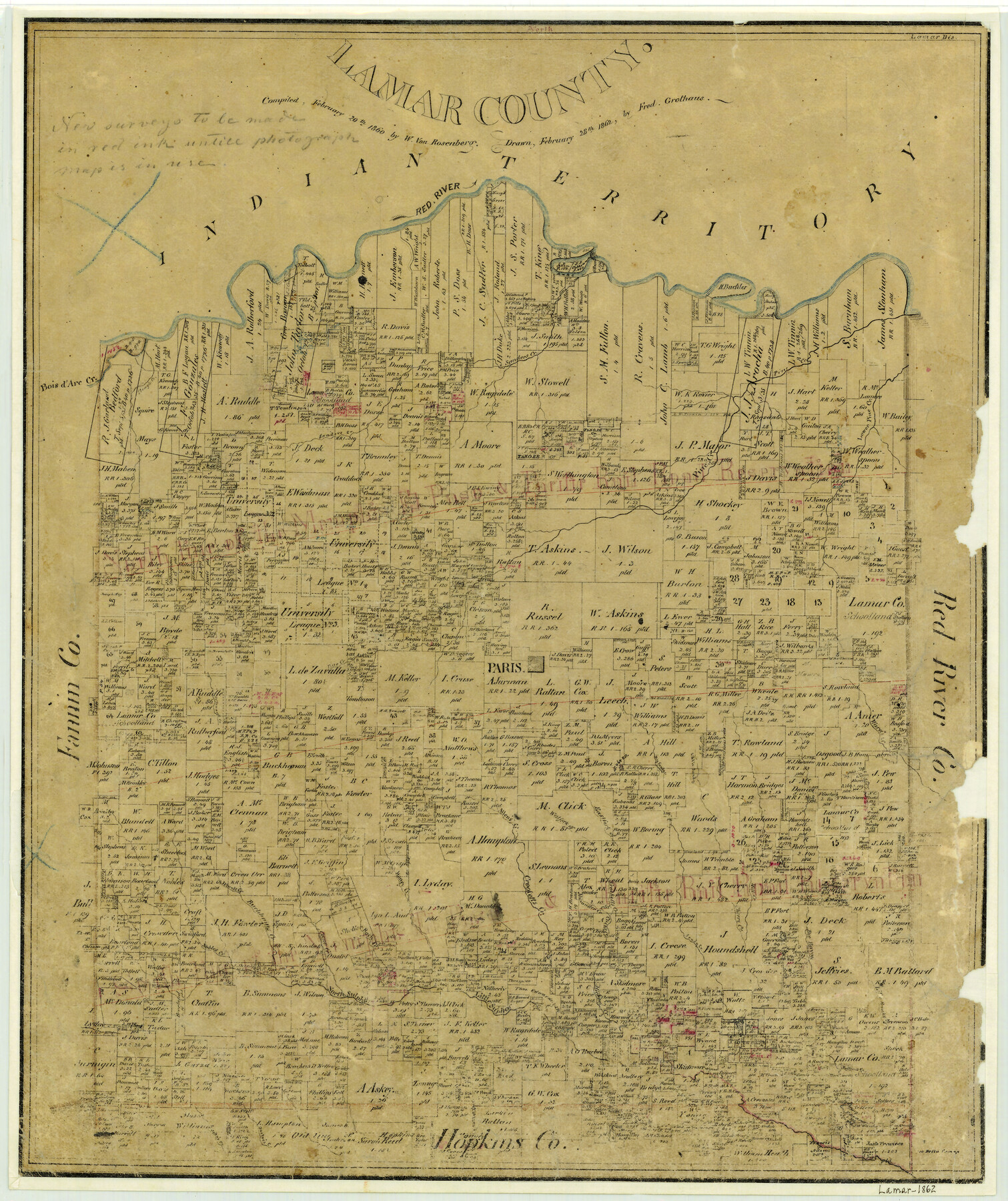 3785, Lamar County, General Map Collection