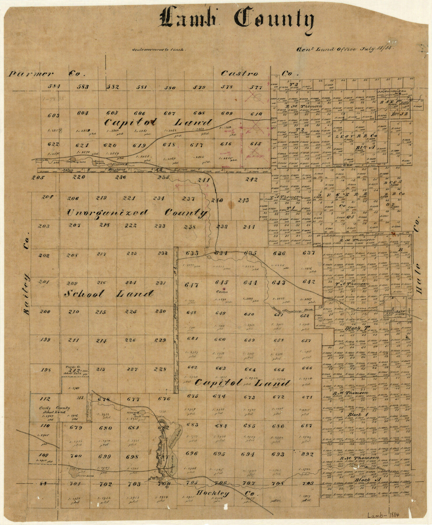3790, Lamb County, General Map Collection
