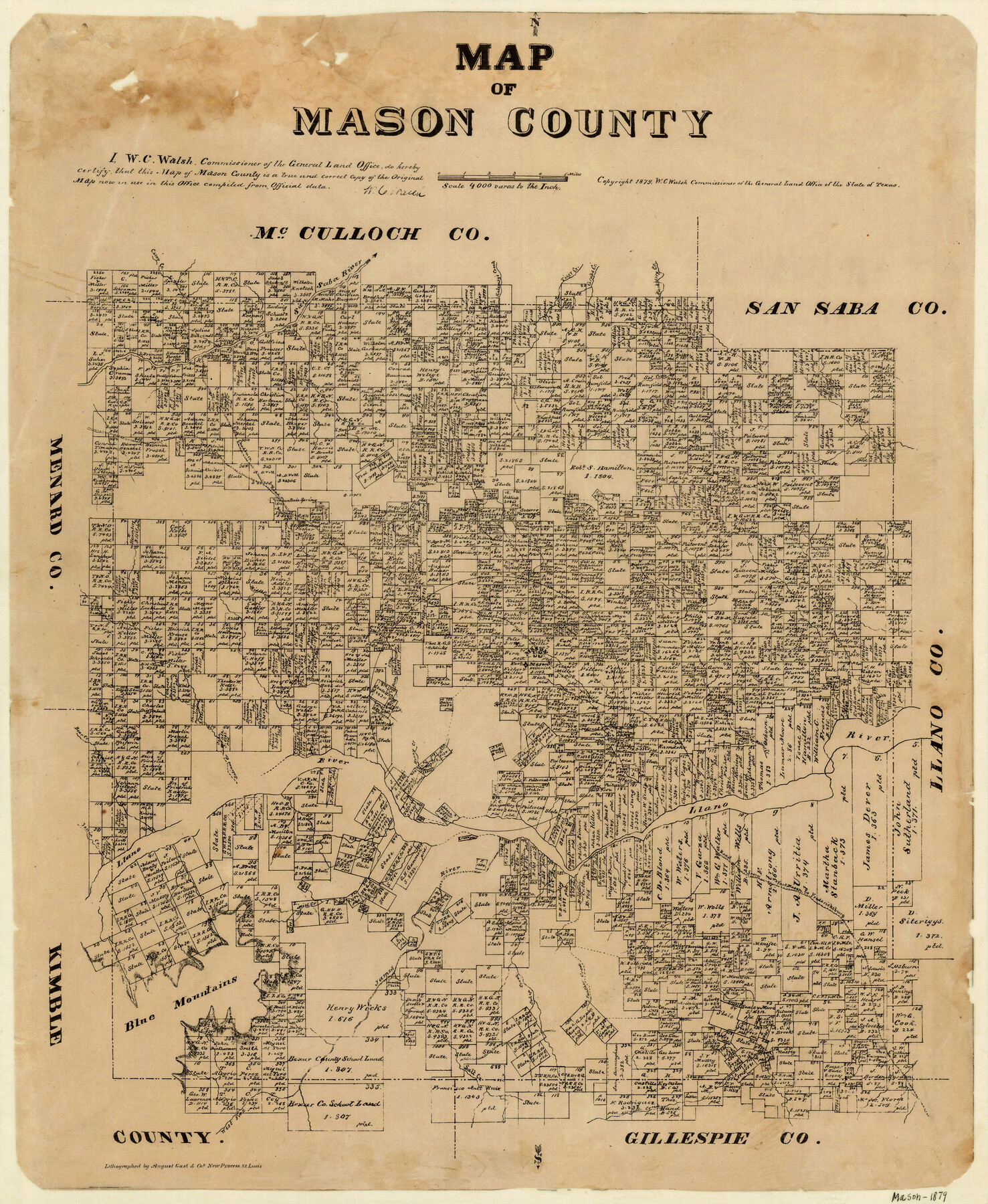 3839, Map of Mason County, General Map Collection
