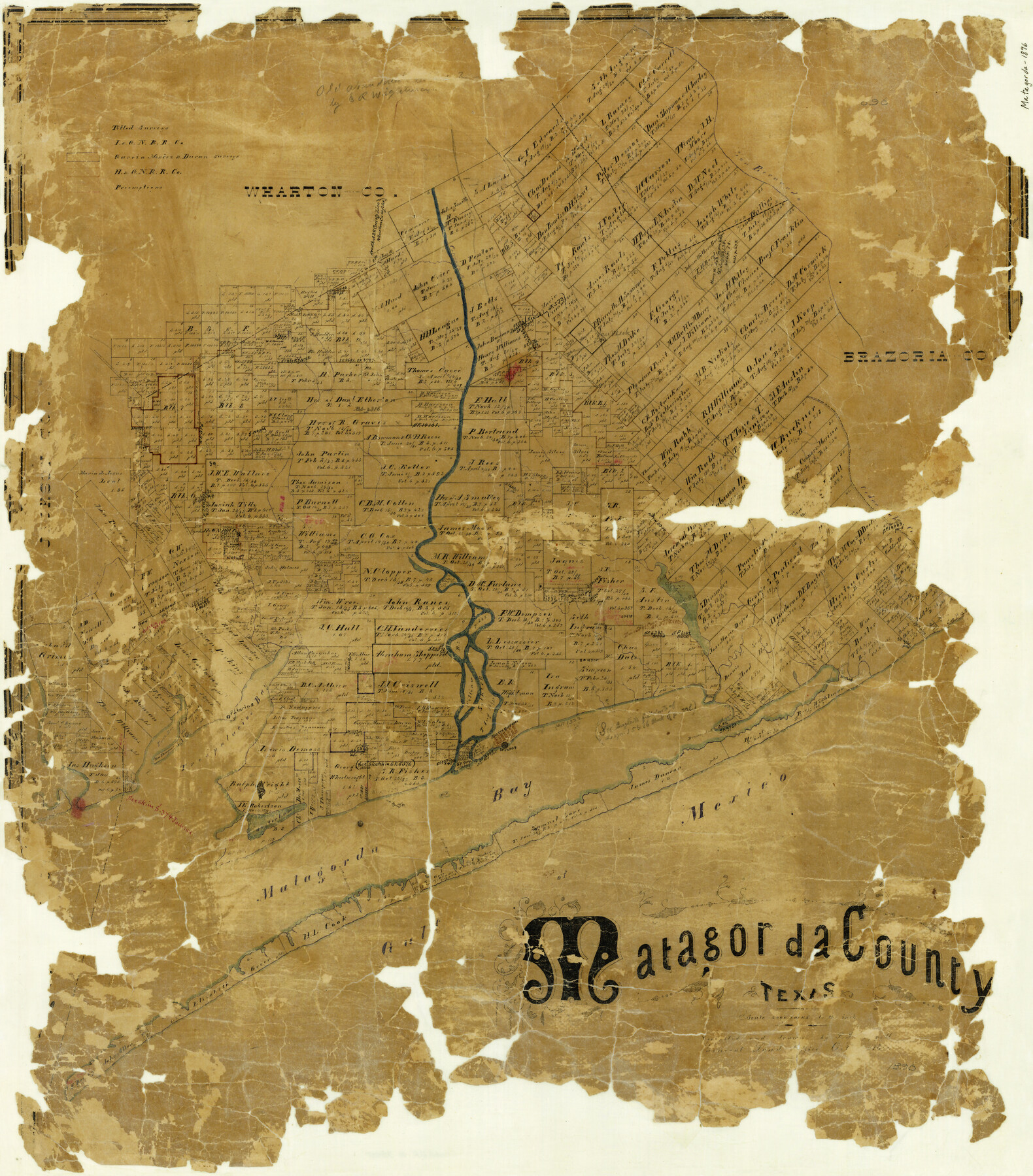 3845, Matagorda County Texas, General Map Collection
