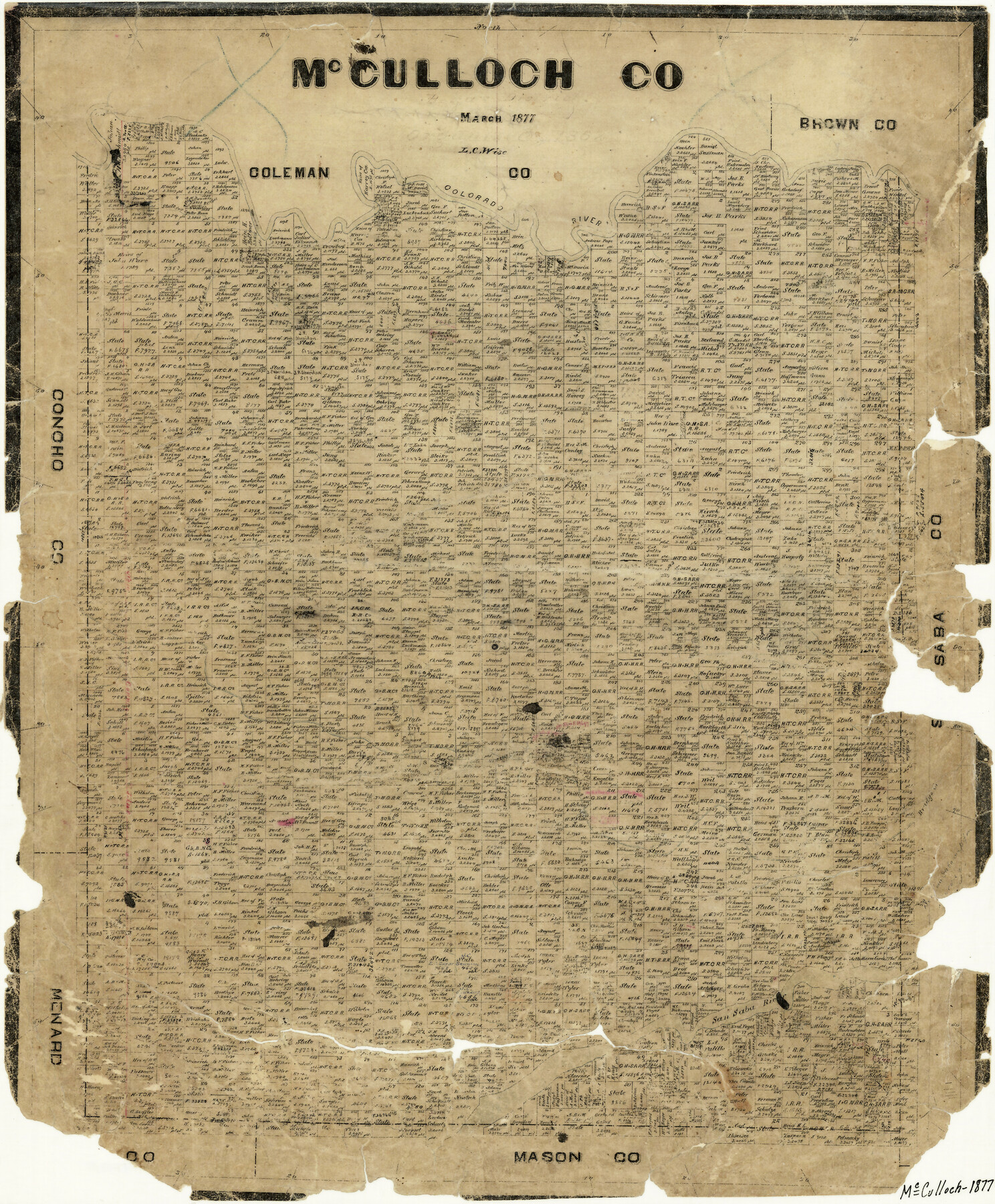 3858, McCulloch County, General Map Collection
