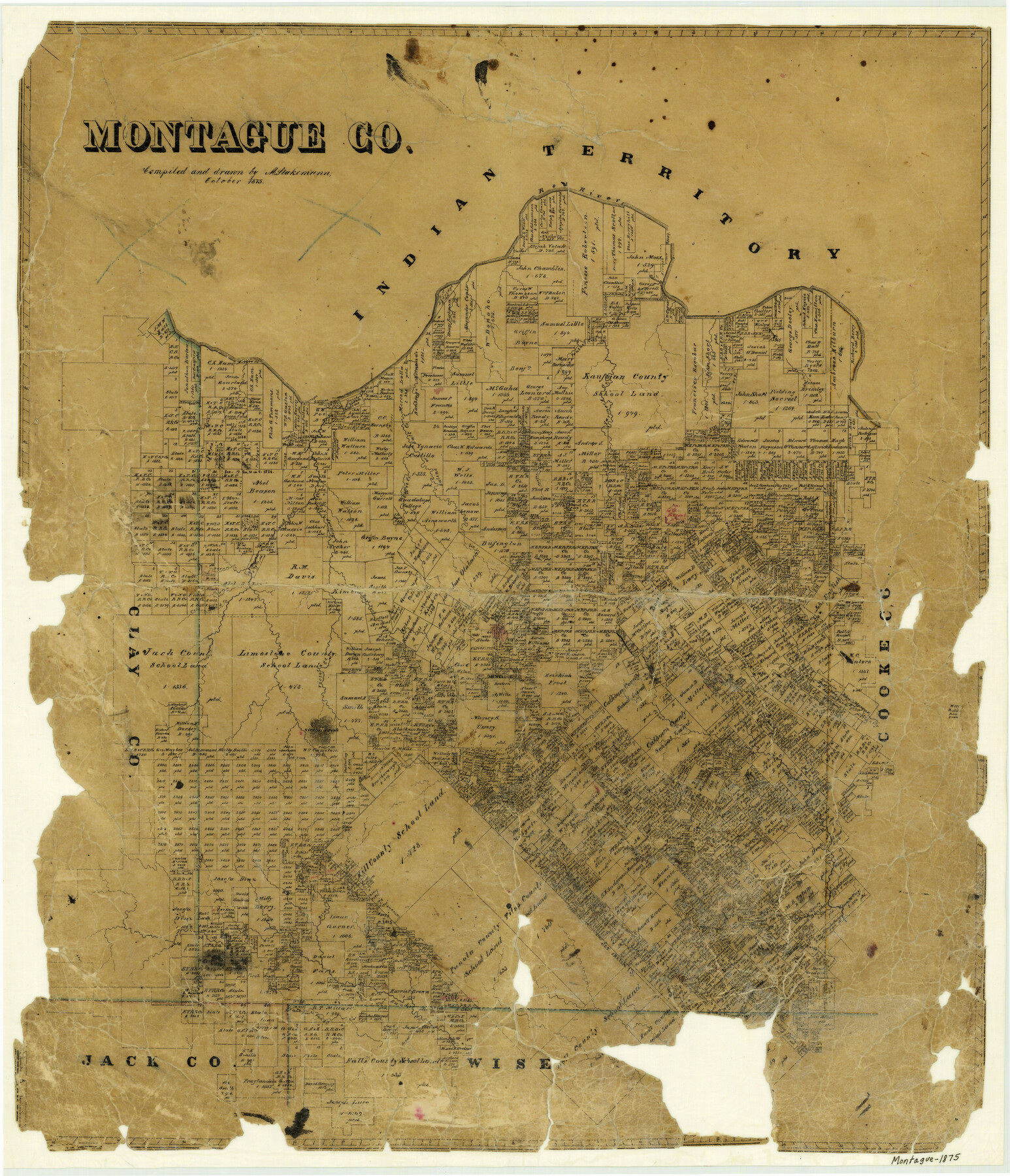 3884, Montague County, General Map Collection